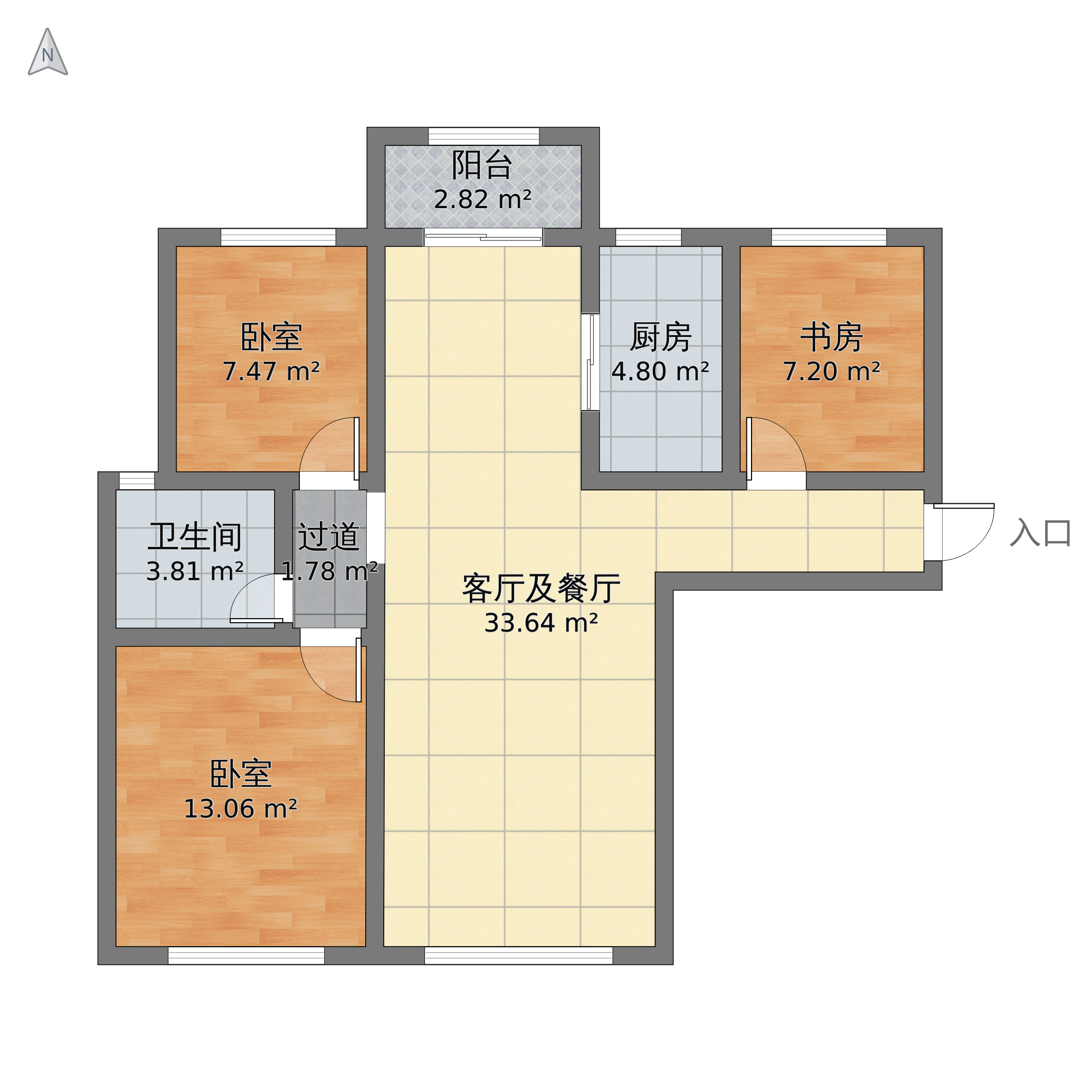 保利领秀山户型图