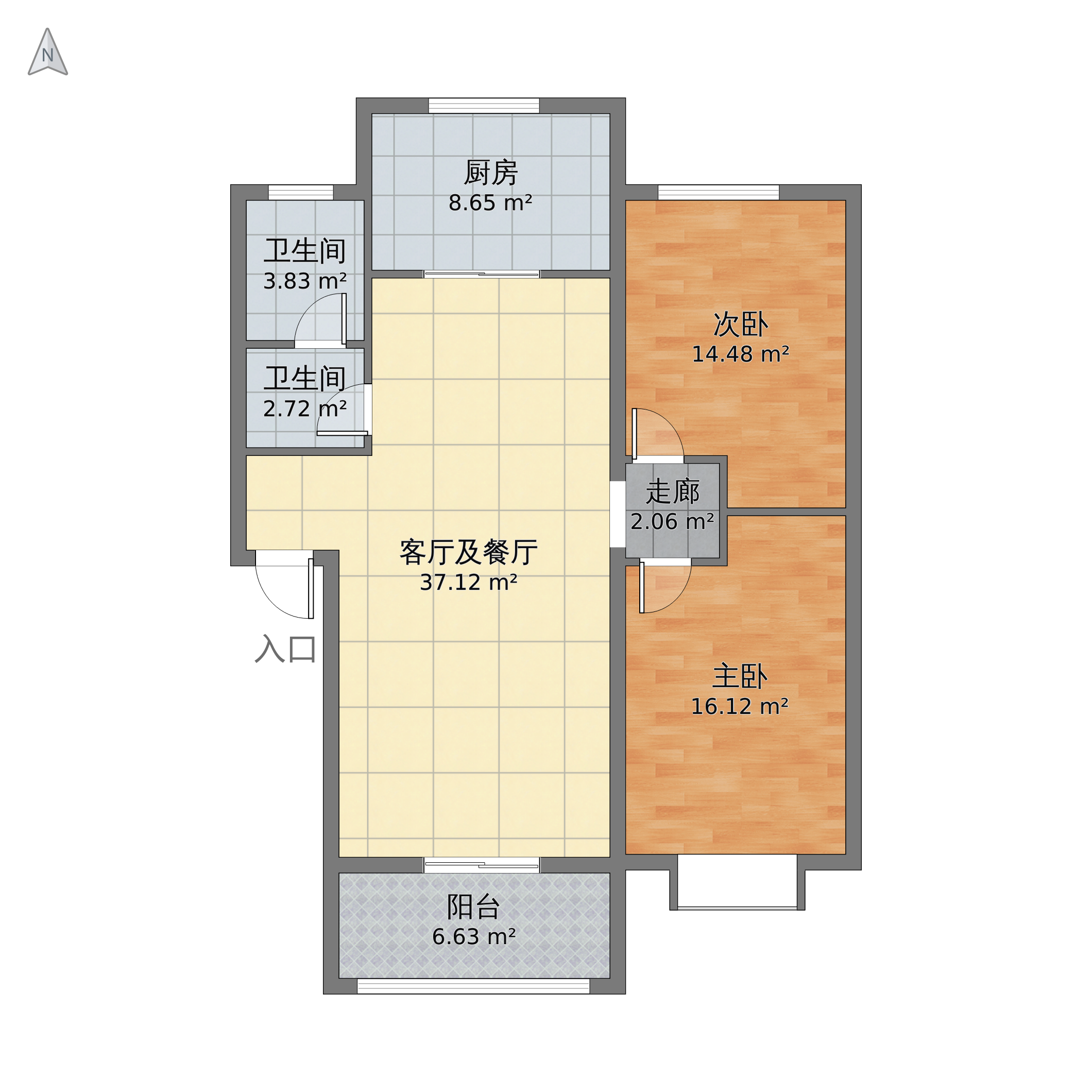 新方新怡园户型图