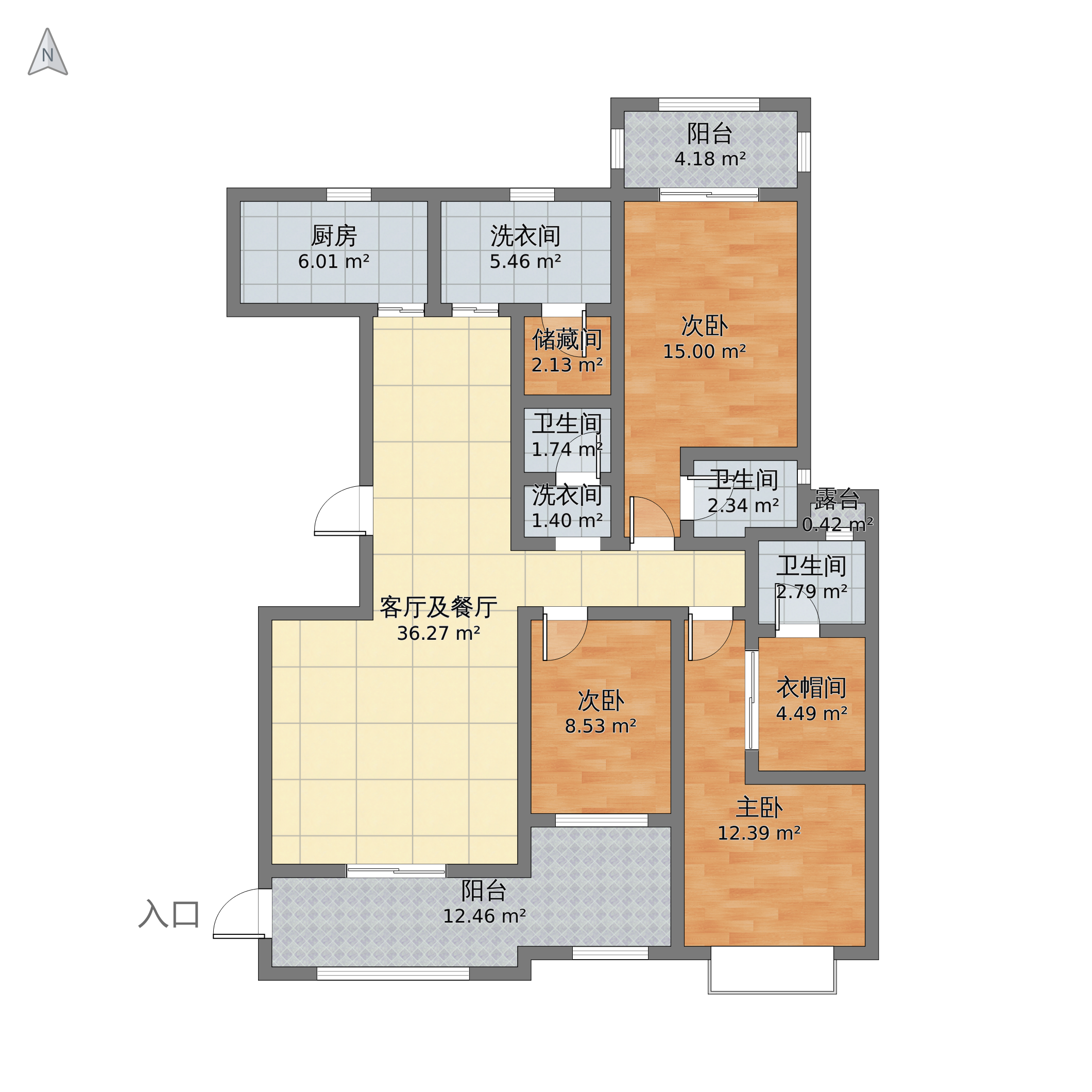 福建省泉州市石狮区 龙喜华城3室2厅3卫 156m05-v2