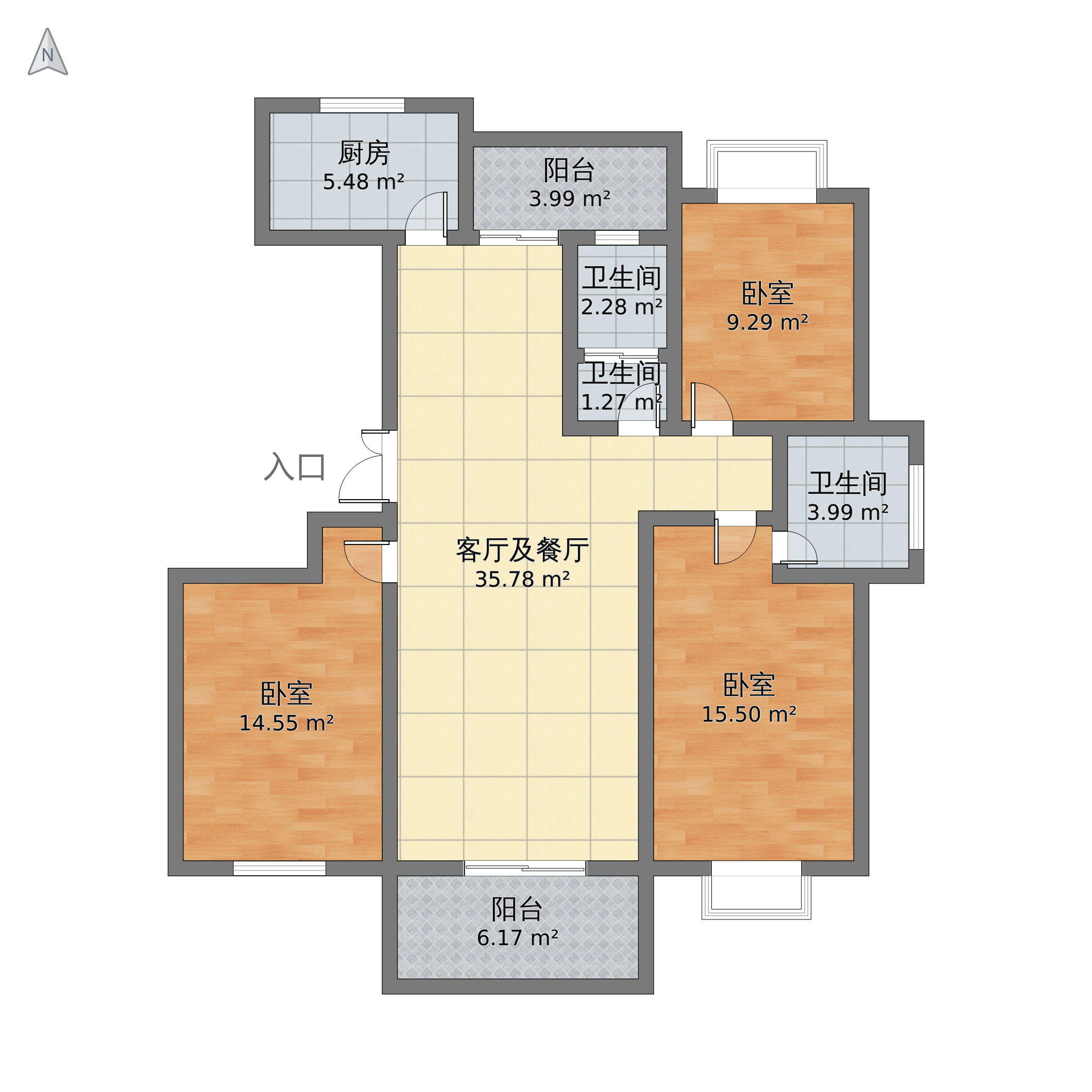 益阳滨江花园户型图