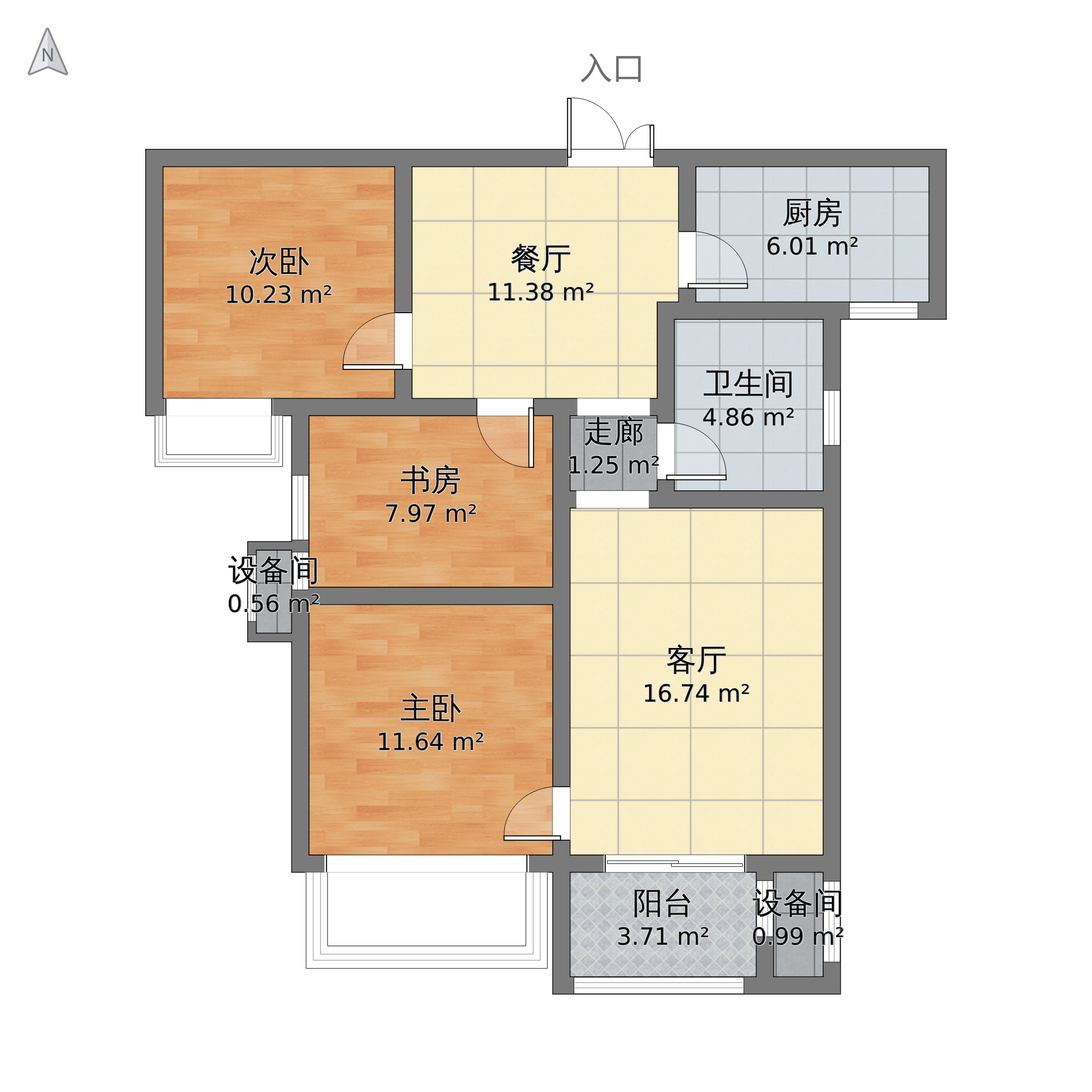 泰宏建业国际城户型图