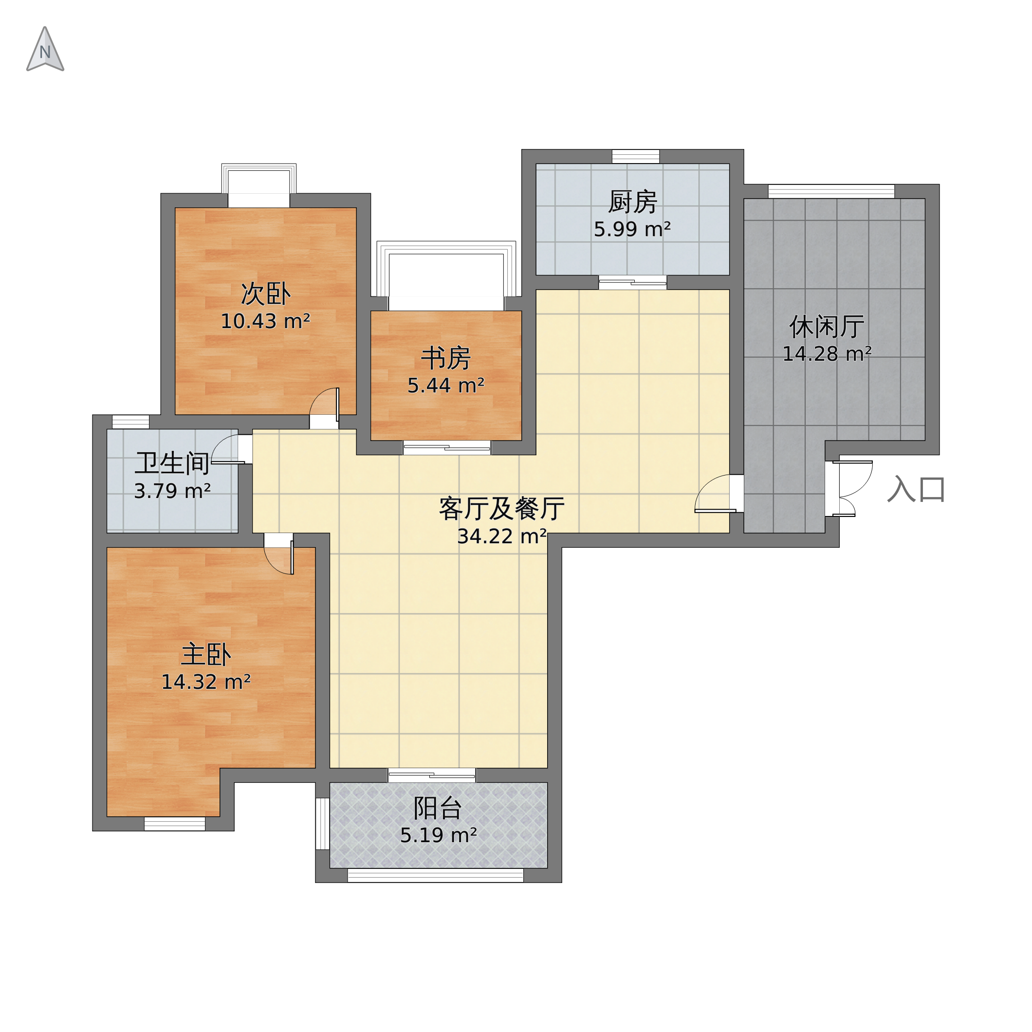 新城文昌花园户型图