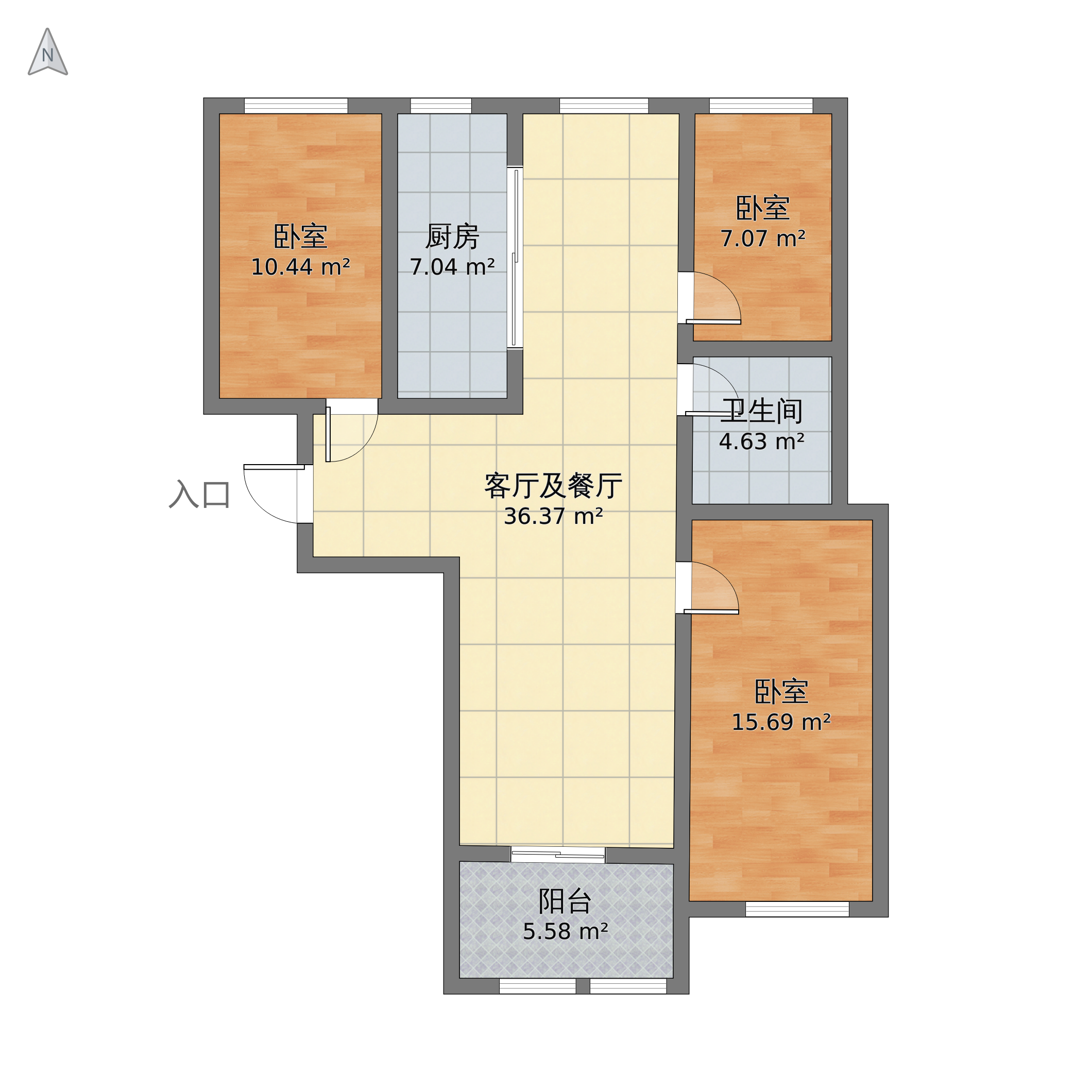 海洋名仕公馆户型图