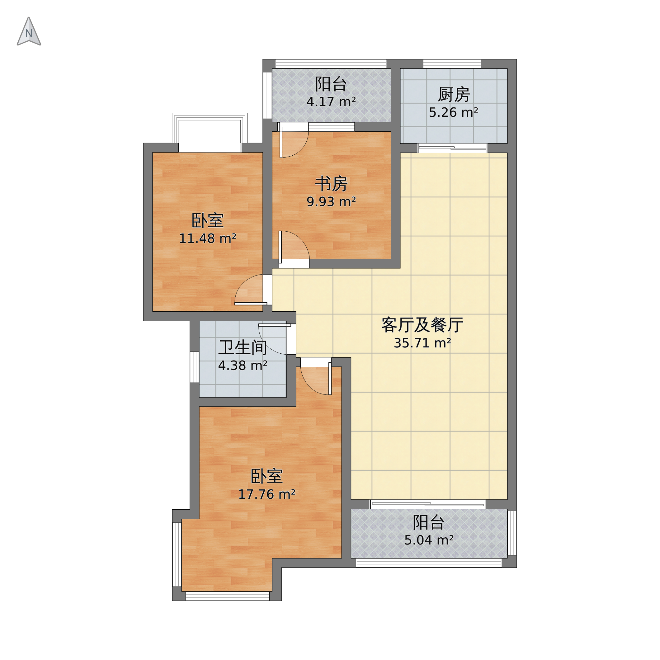 新城文昌花园户型图