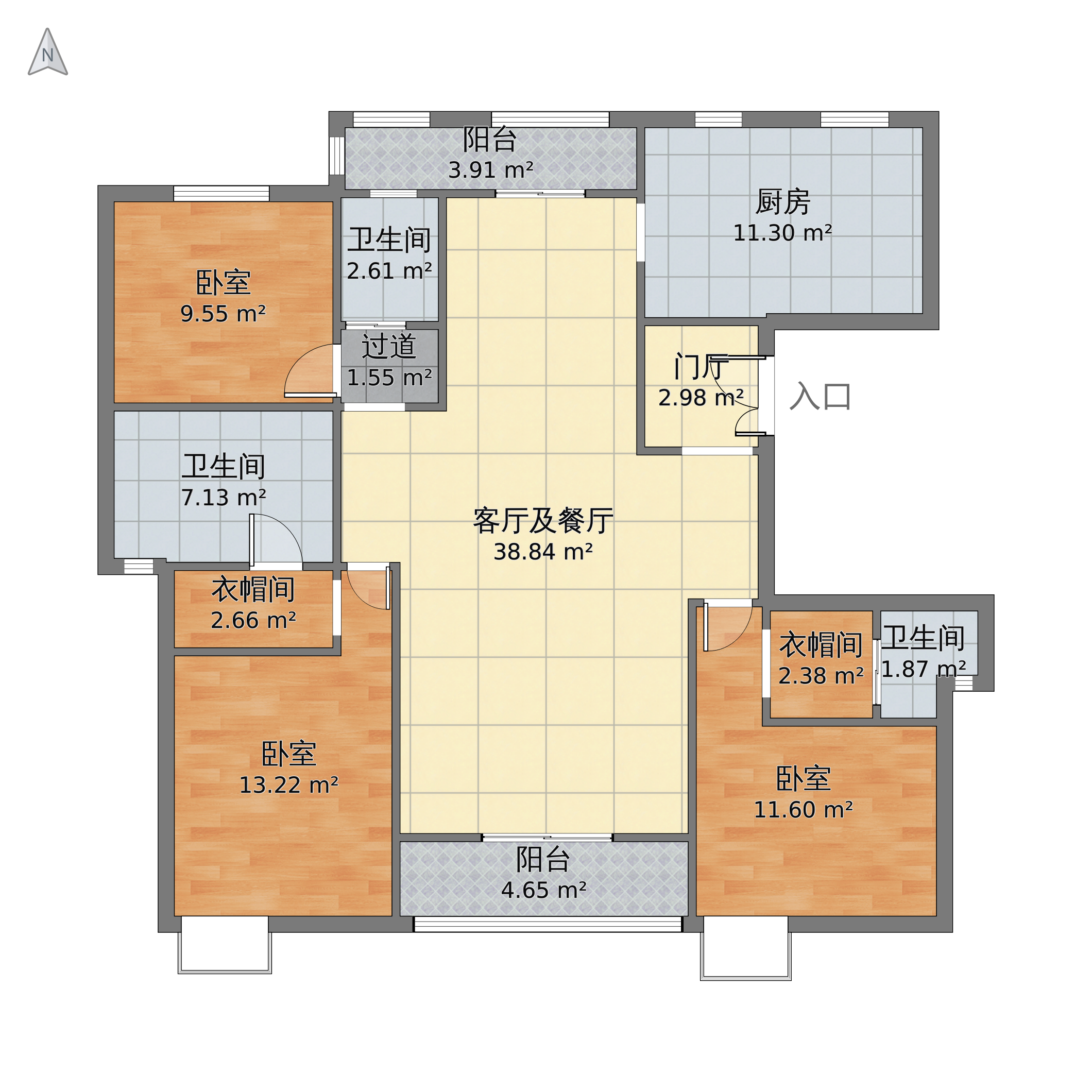 保利御樽苑(公寓)户型图