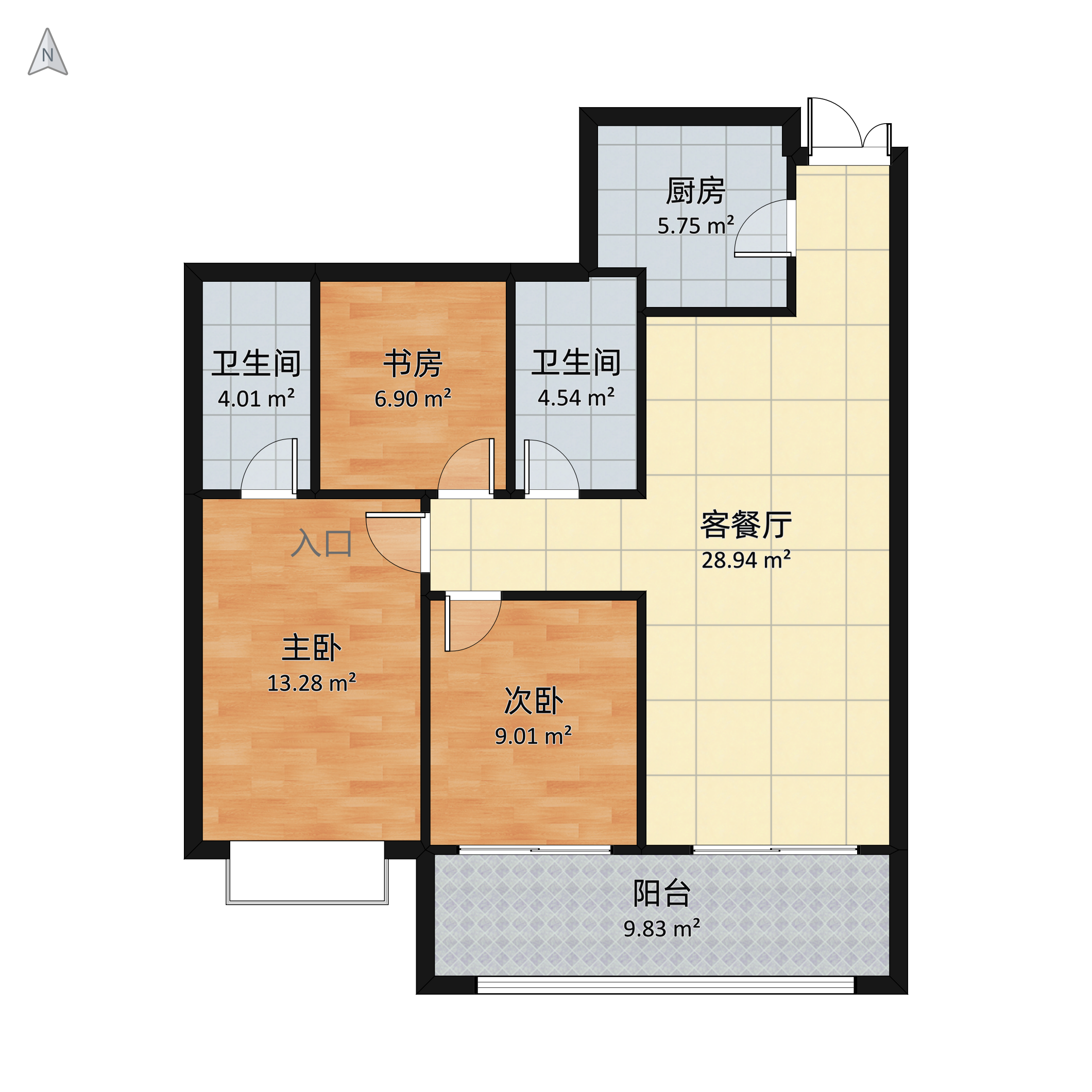 世园大公馆户型图