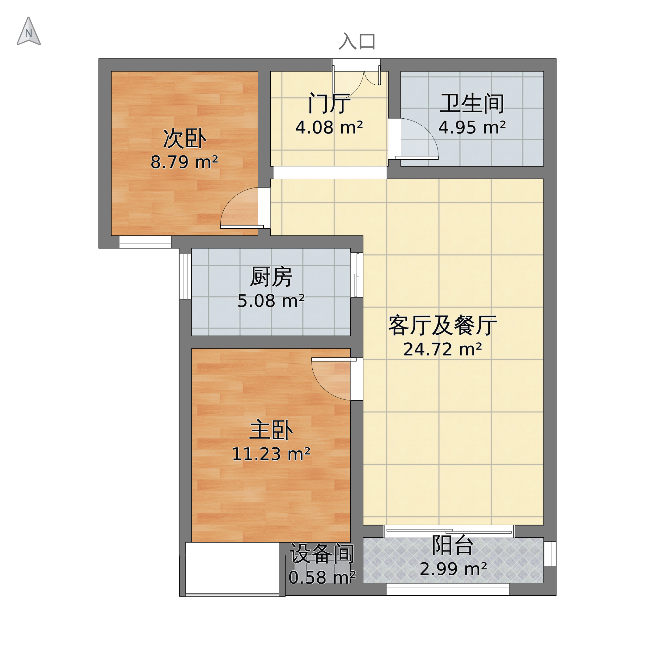 保利上河雅颂户型图