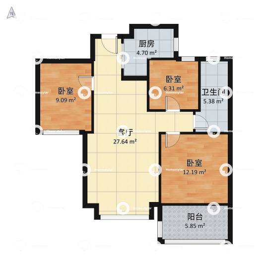 杭州市金地自在城求学里户型图 - 小区户型图 -躺平