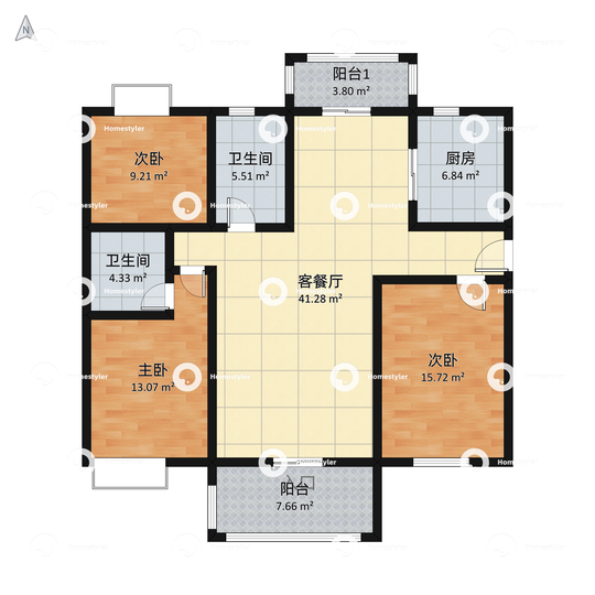 新房綠色家園戶型圖