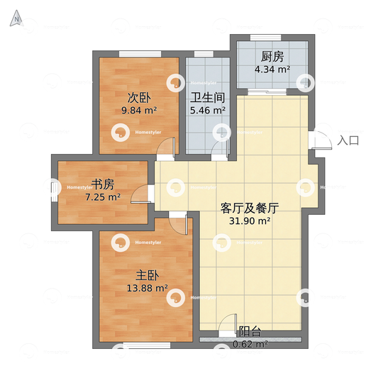 大连远洋荣域户型图 - 小区户型图 -躺平设计家