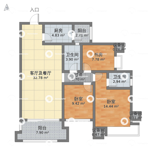 江山帝景户型图