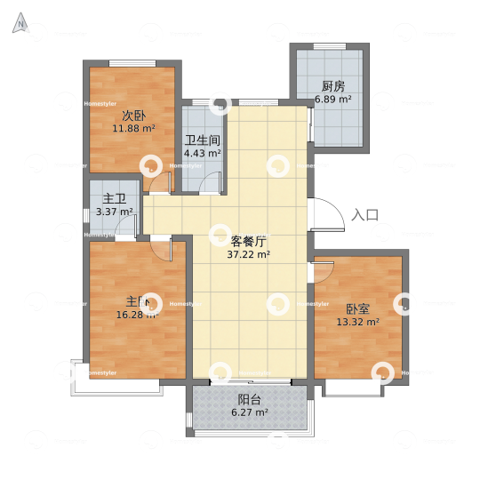 荣盛锦绣学府138户型图