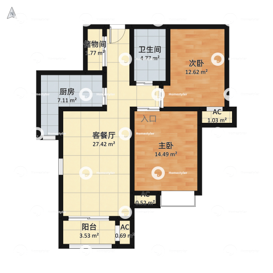 建邦华庭户型图