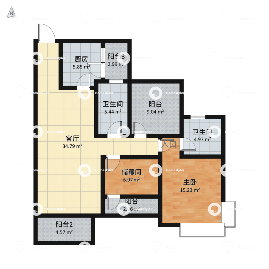 成都市 保利城户型图 小区户型图-躺平设计家