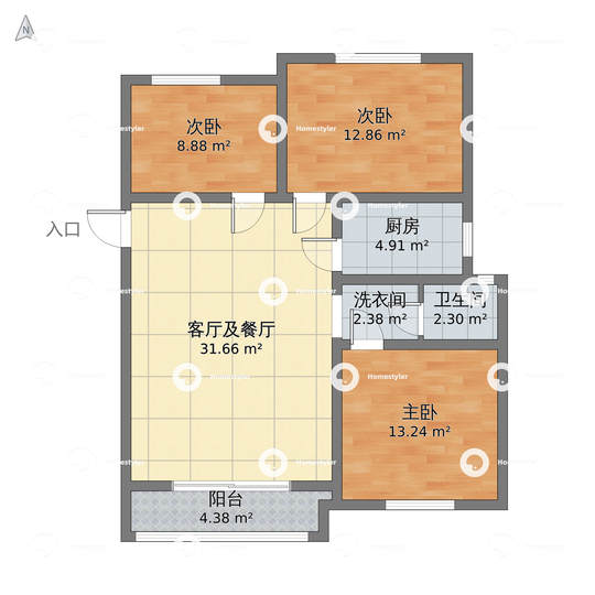 橄榄城户型图