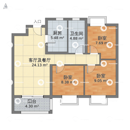 首创旭辉城户型图