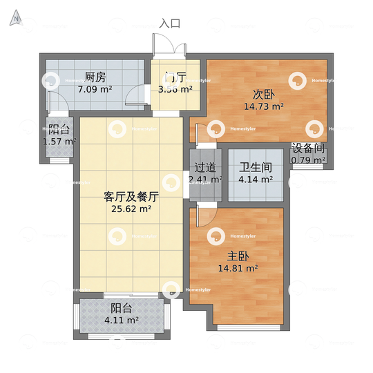 橄榄城户型图