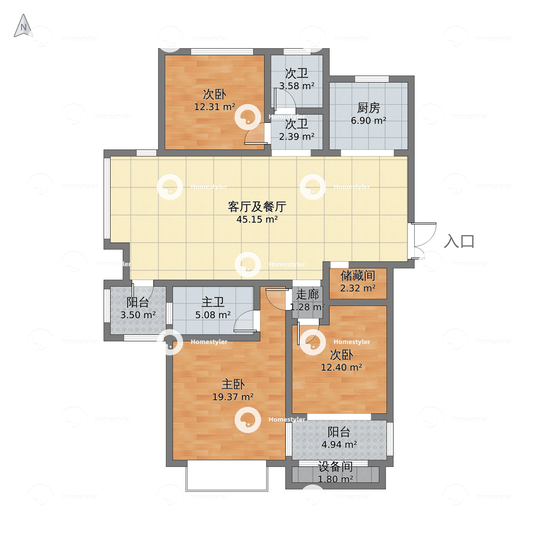 橄榄城户型图
