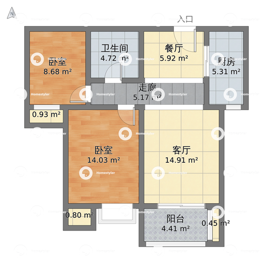 果岭湾户型图
