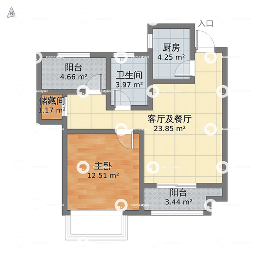 淮安市建滔裕花园户型图 - 小区户型图 -躺平设计家