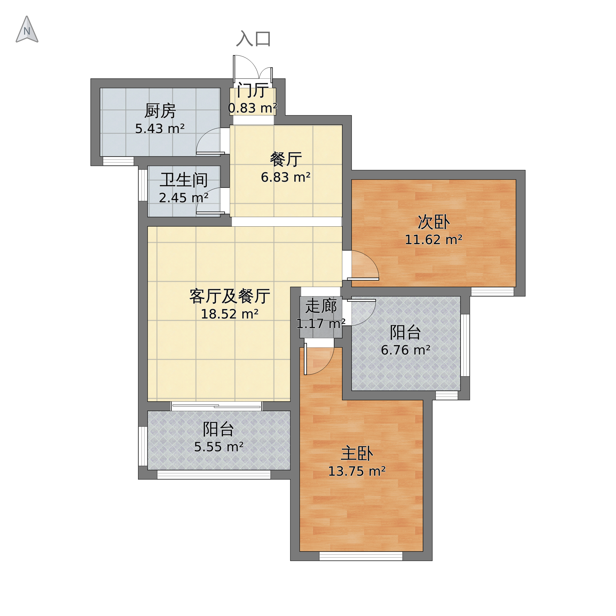 滨江国际城户型图