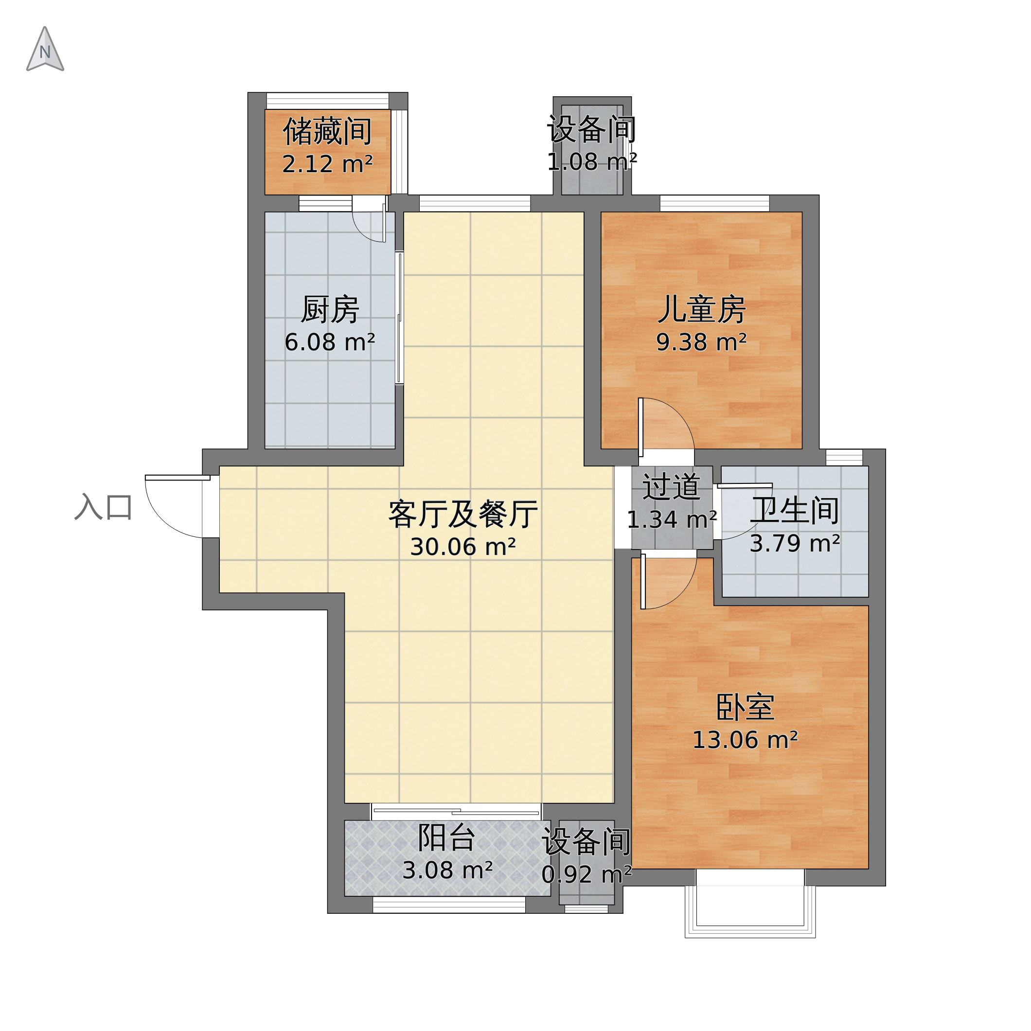 中冶玉带湾户型图