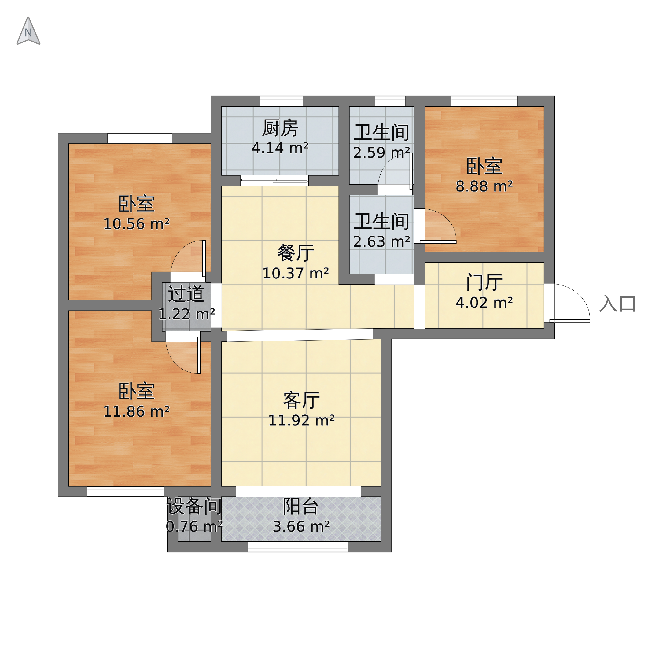 中海文昌公馆户型图