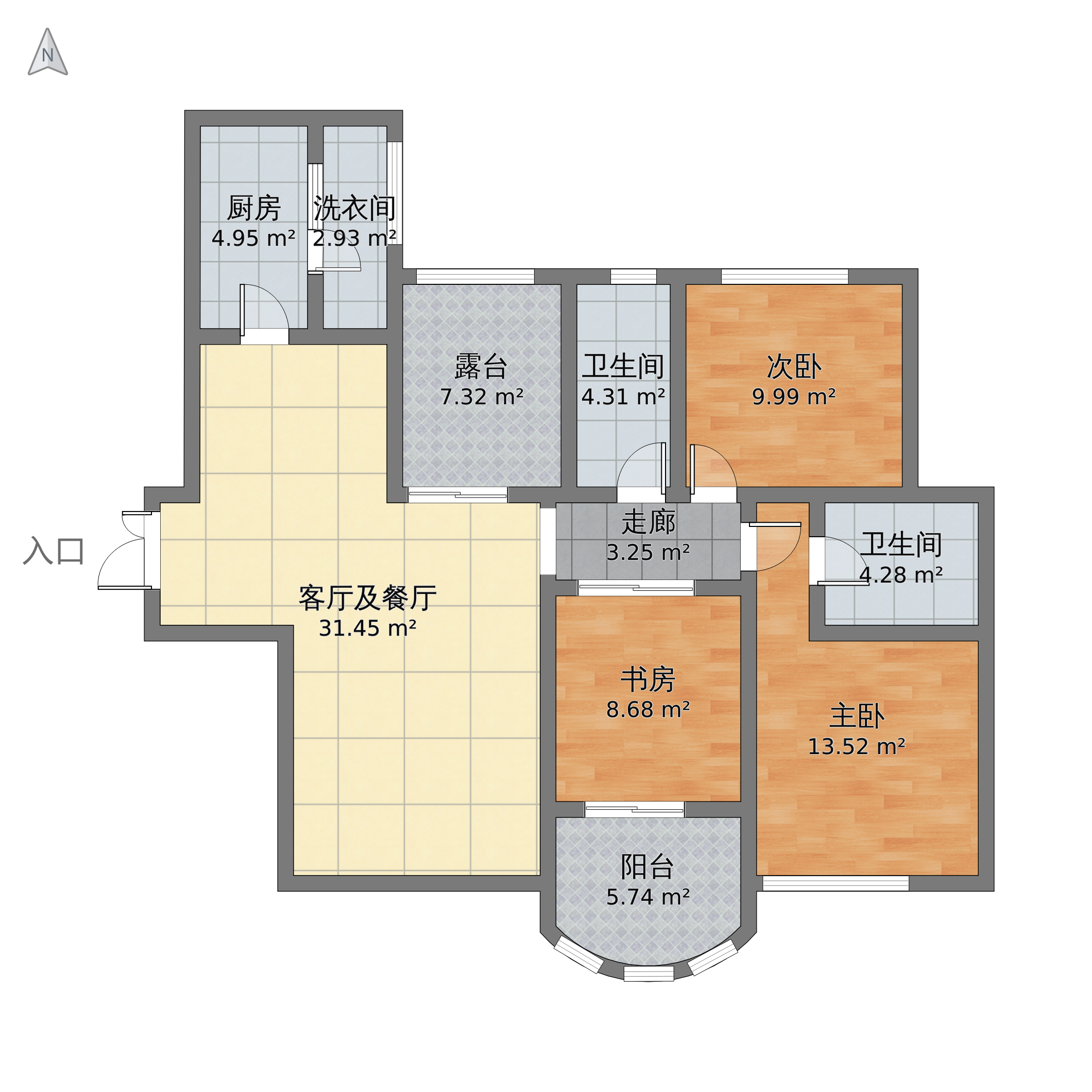 长安锦绣城户型图