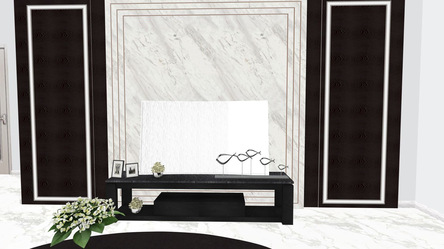 其它风格三室两厅装修设计效果图