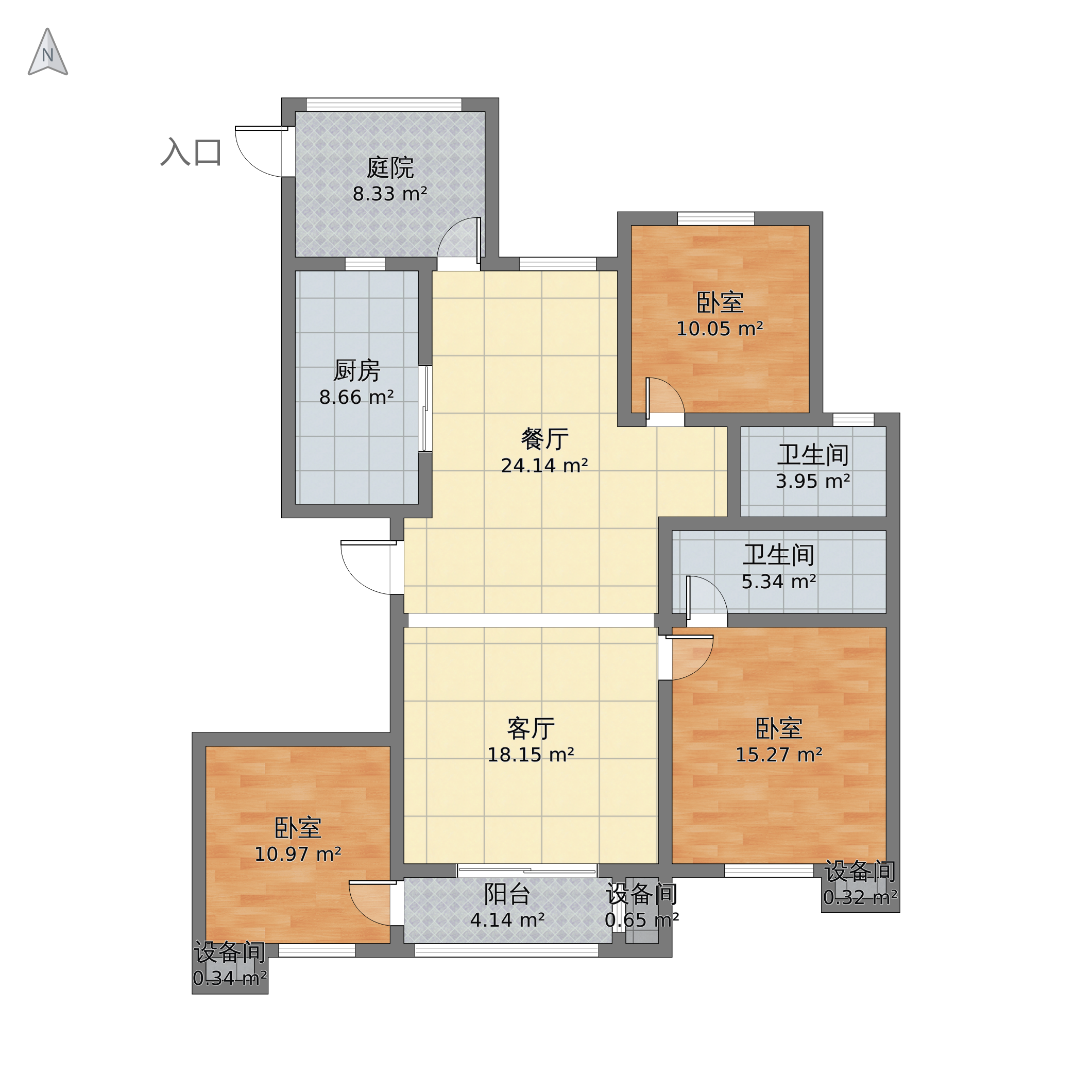 中冶果岭湾户型图