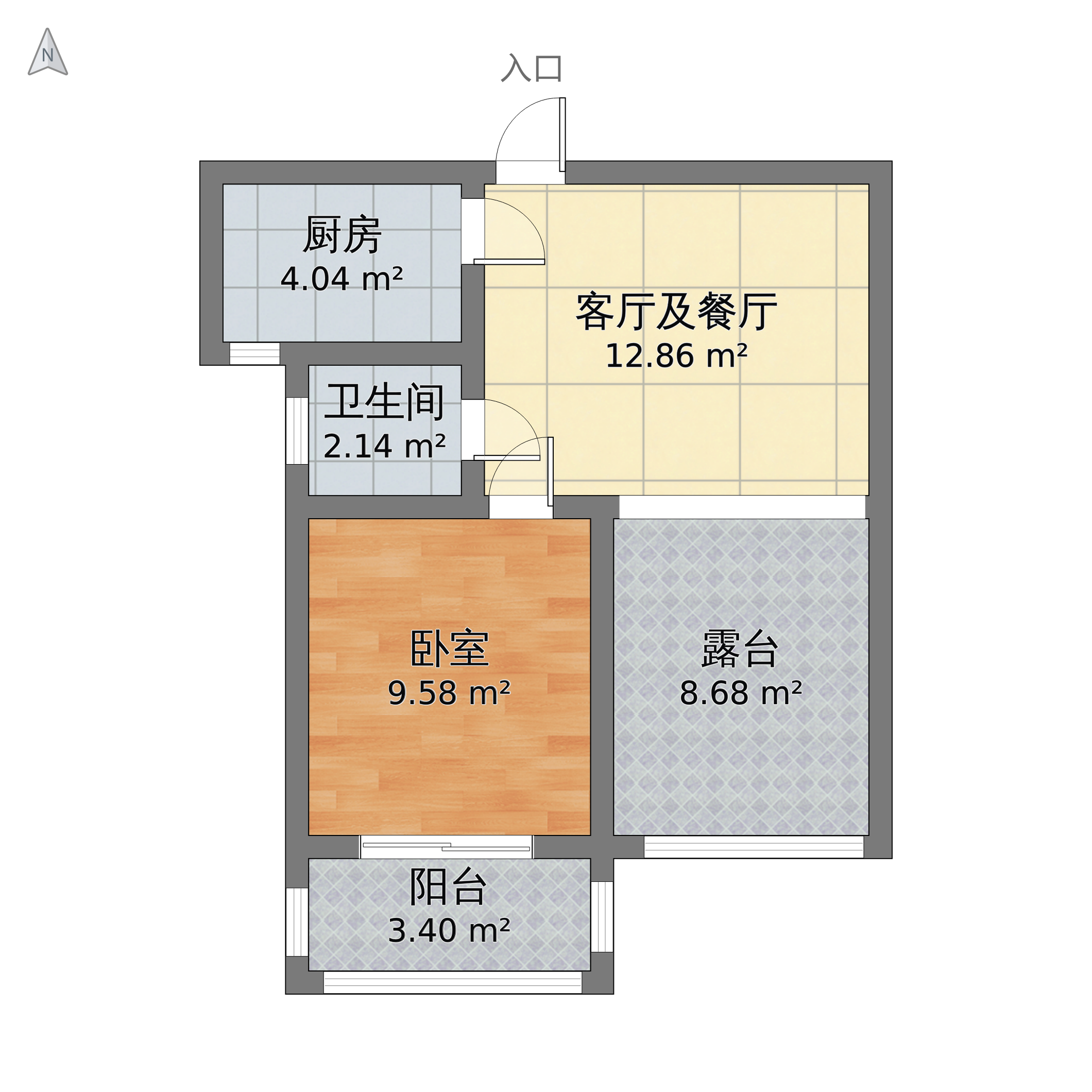 第一街区傲湖户型图