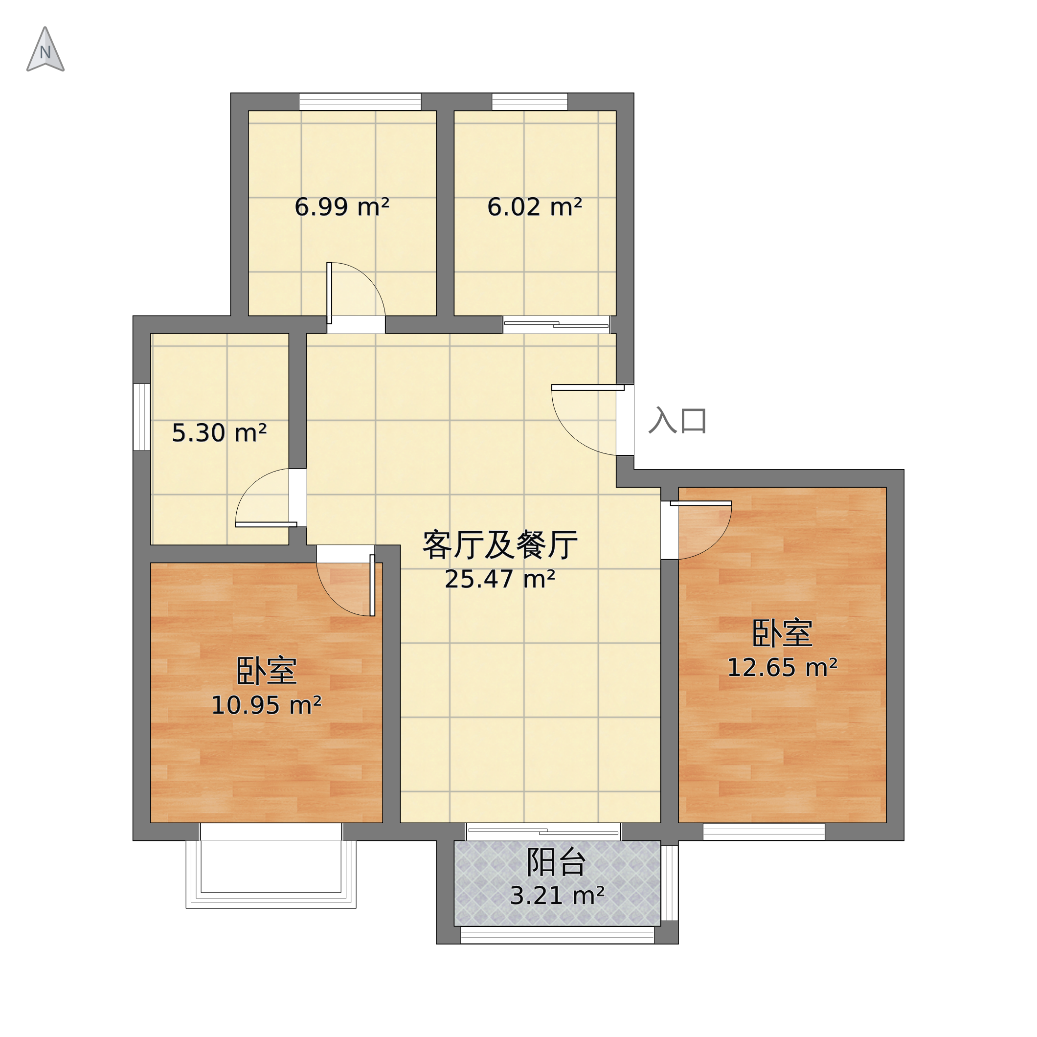 石家庄果岭湾户型图图片