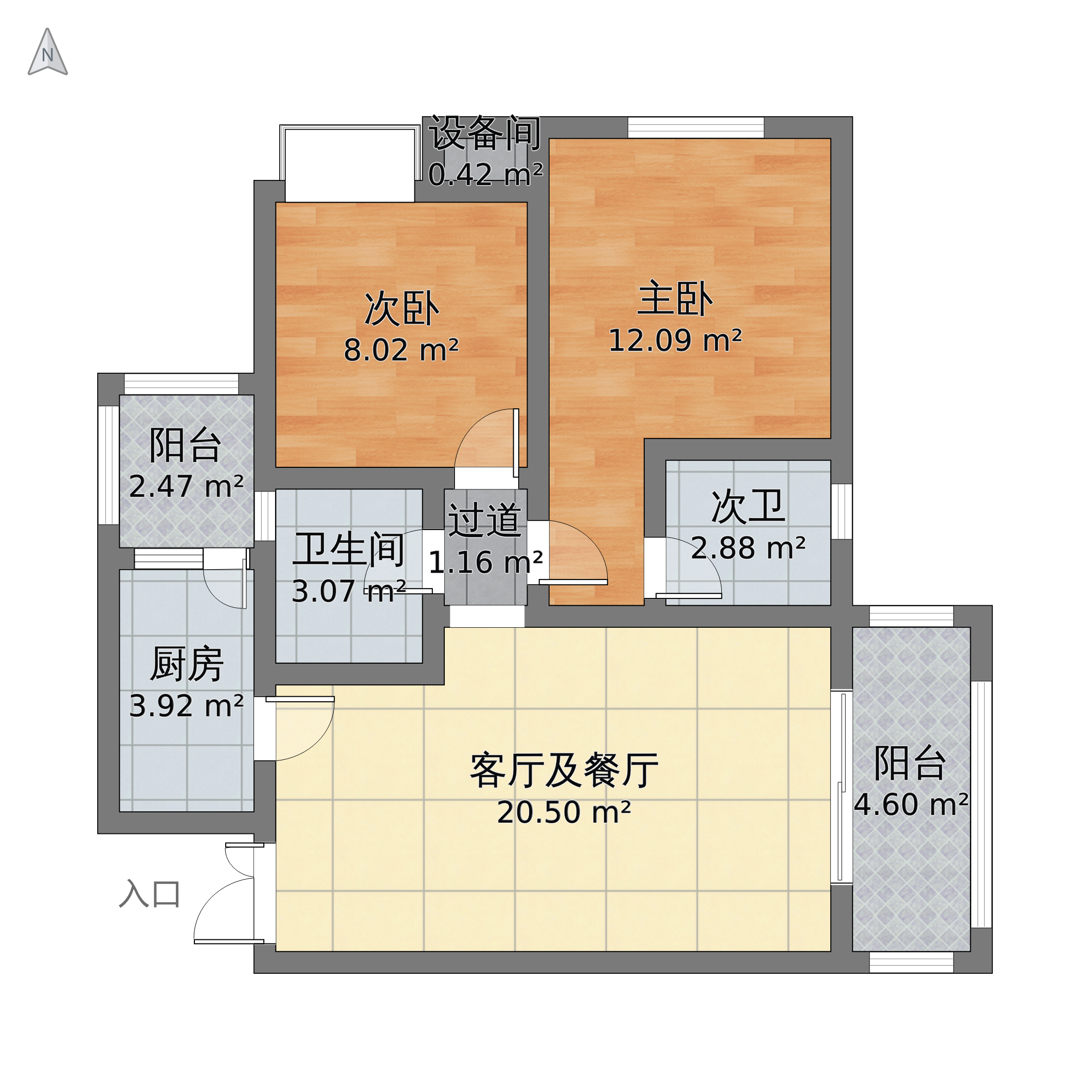 康德国会山户型图