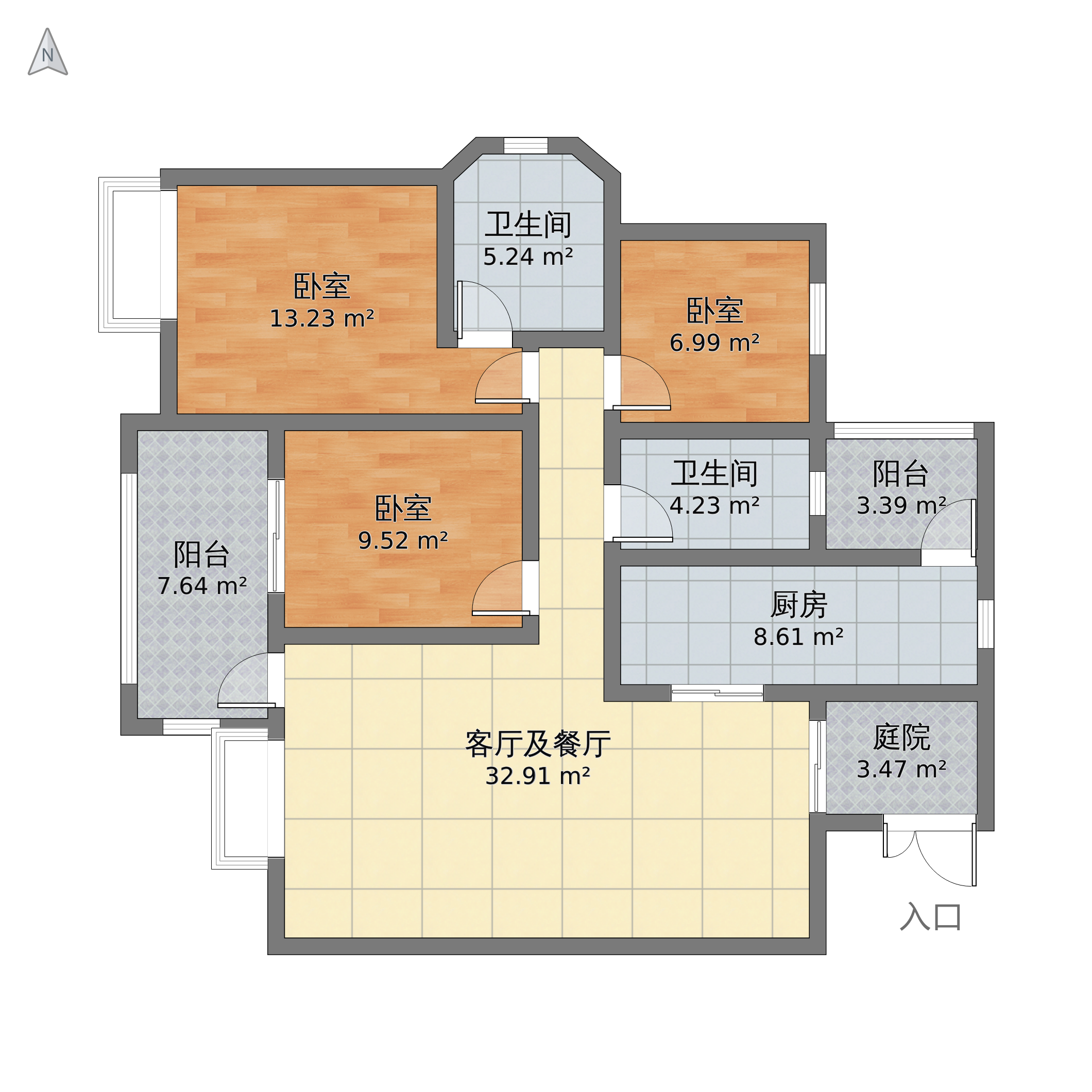 天立观澜国际户型图