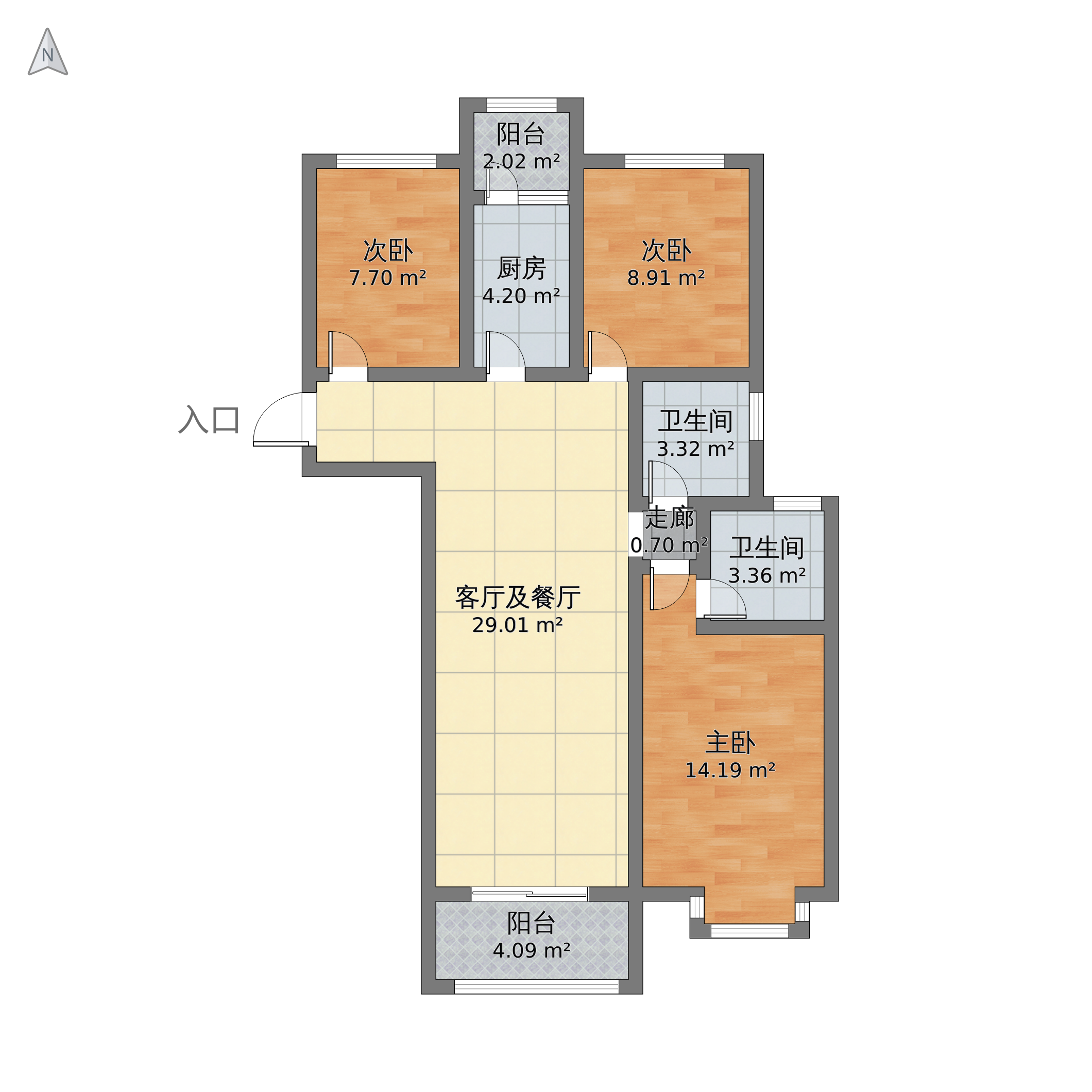 拉菲公馆户型图