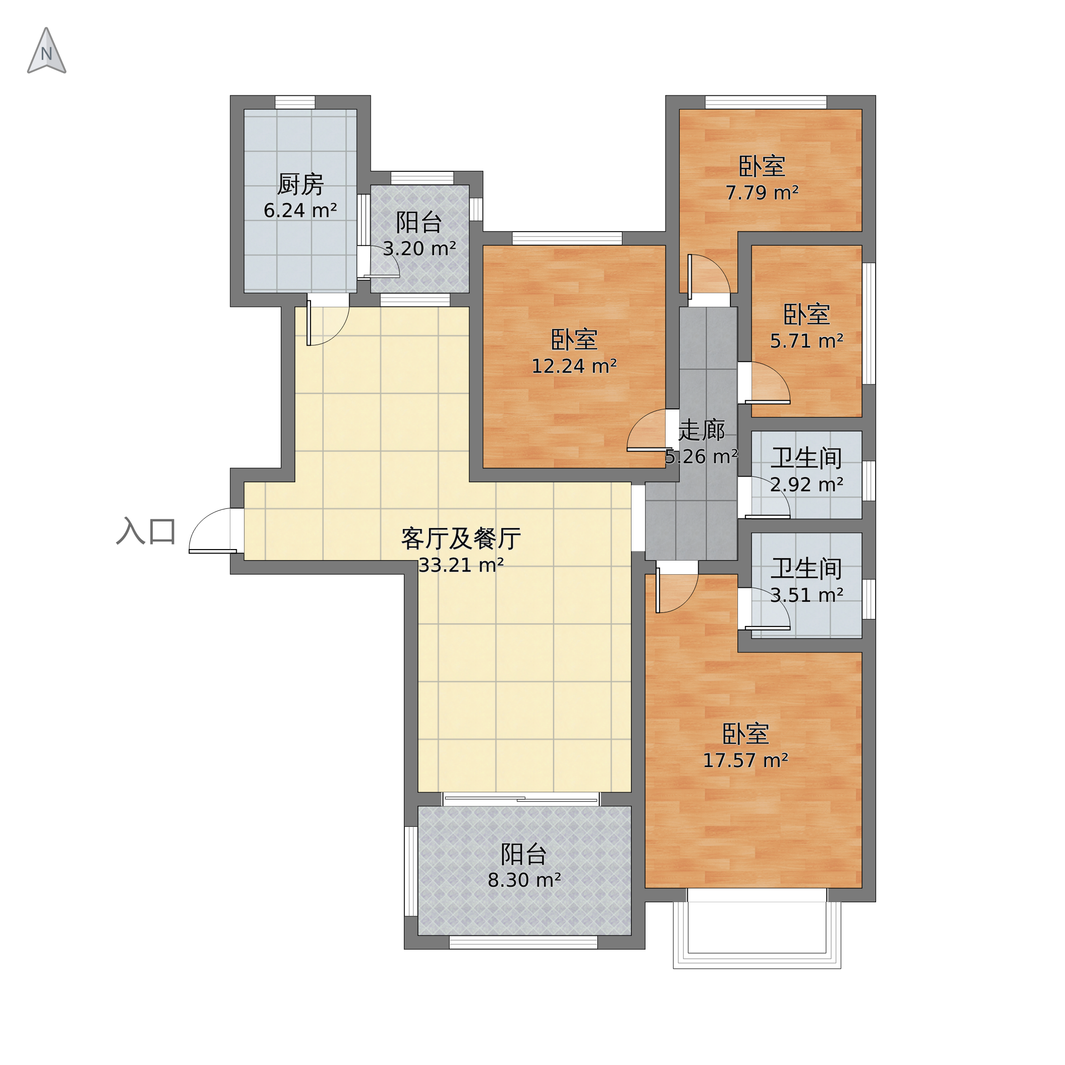 恒大御景户型图