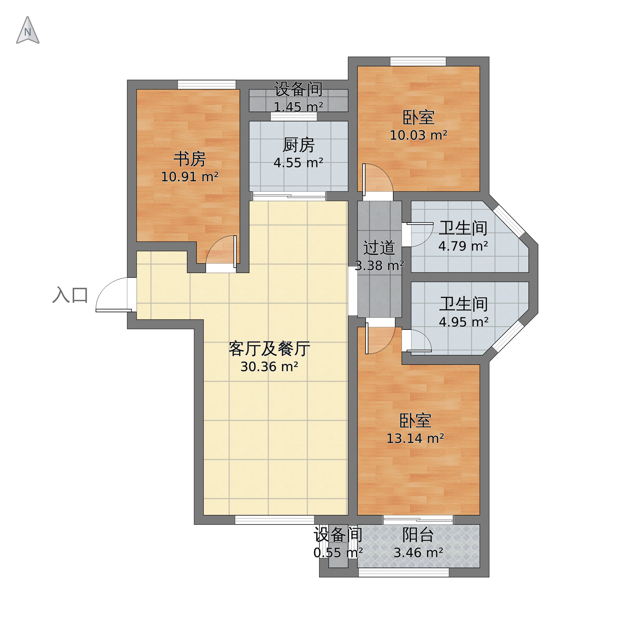 金屋秦皇半岛一区户型图