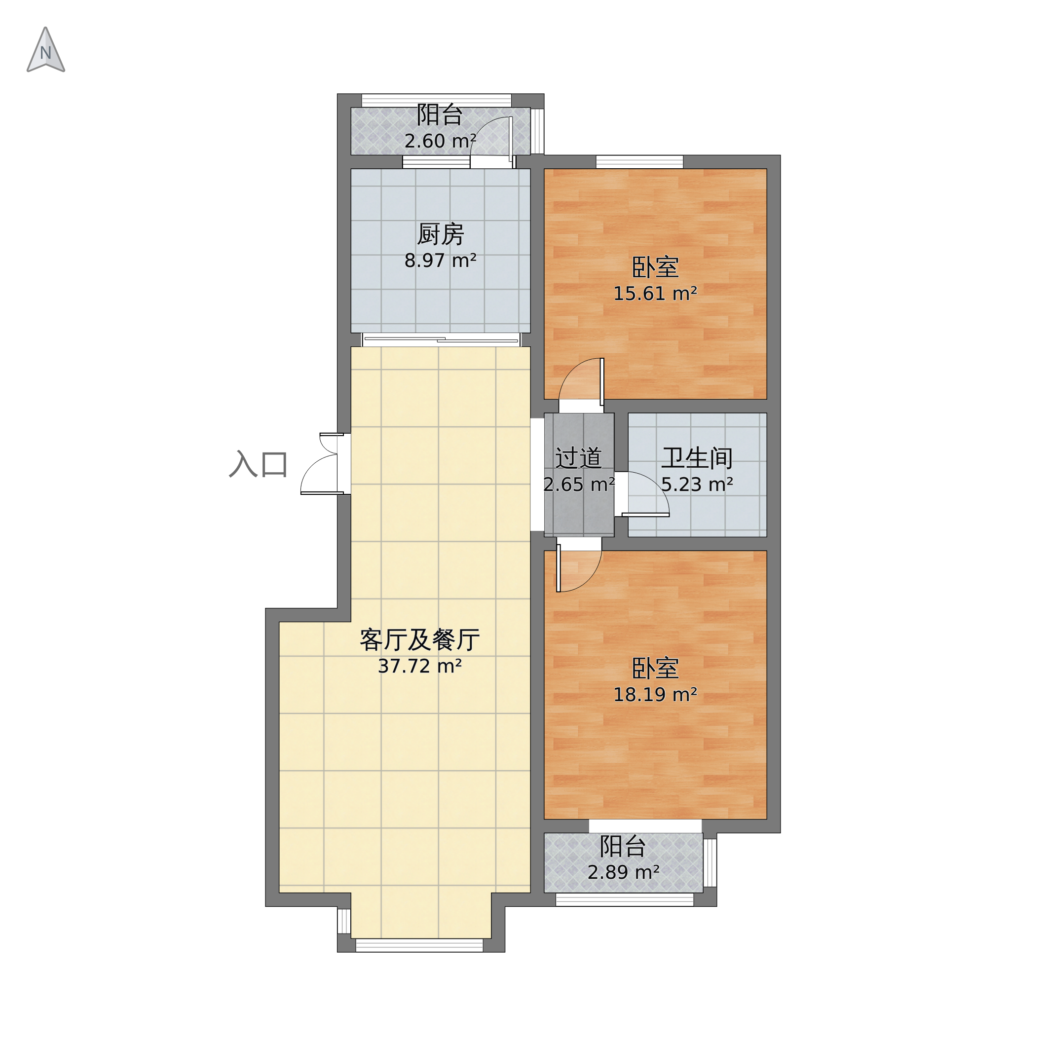 石家庄果岭湾户型图图片