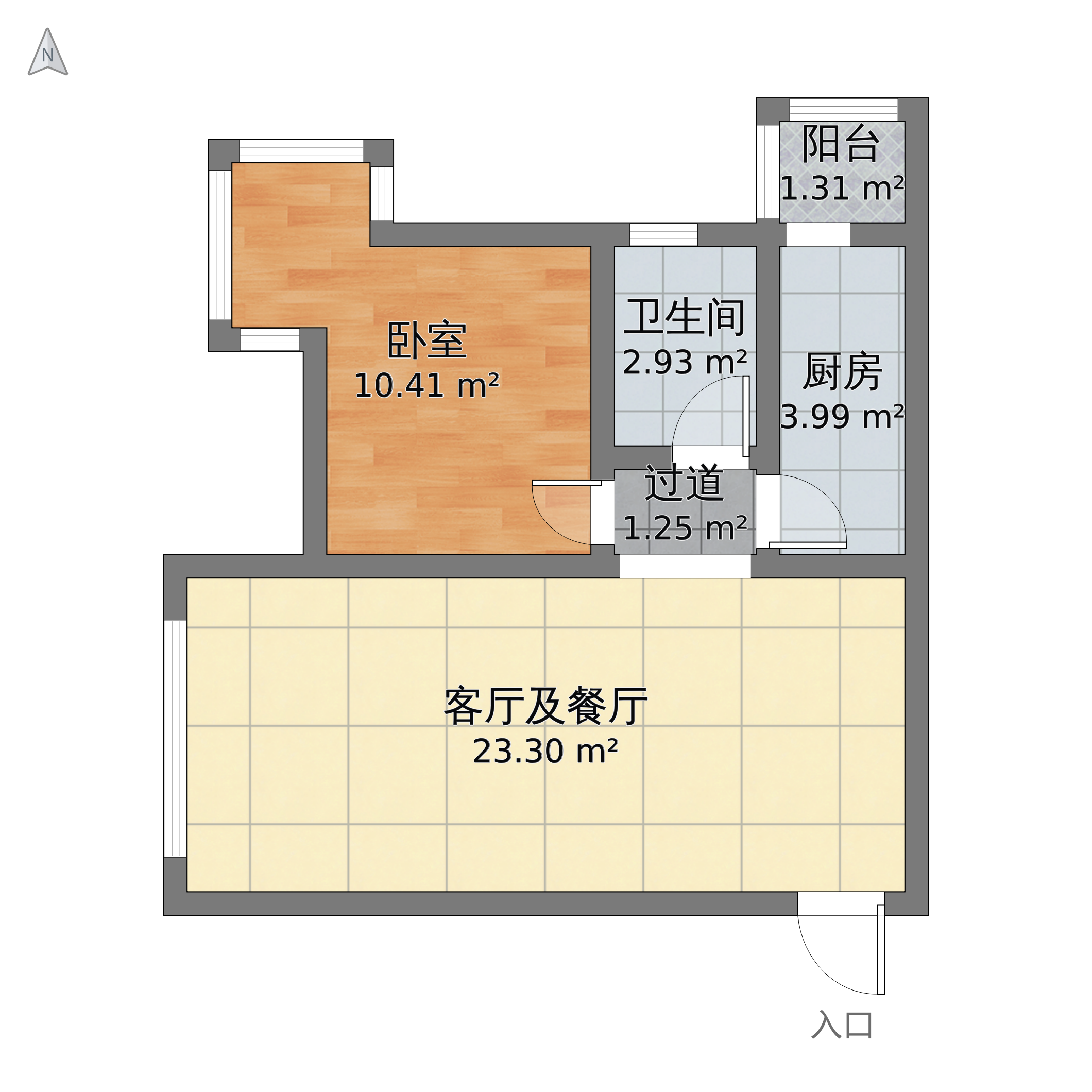 北京新天地小区户型图