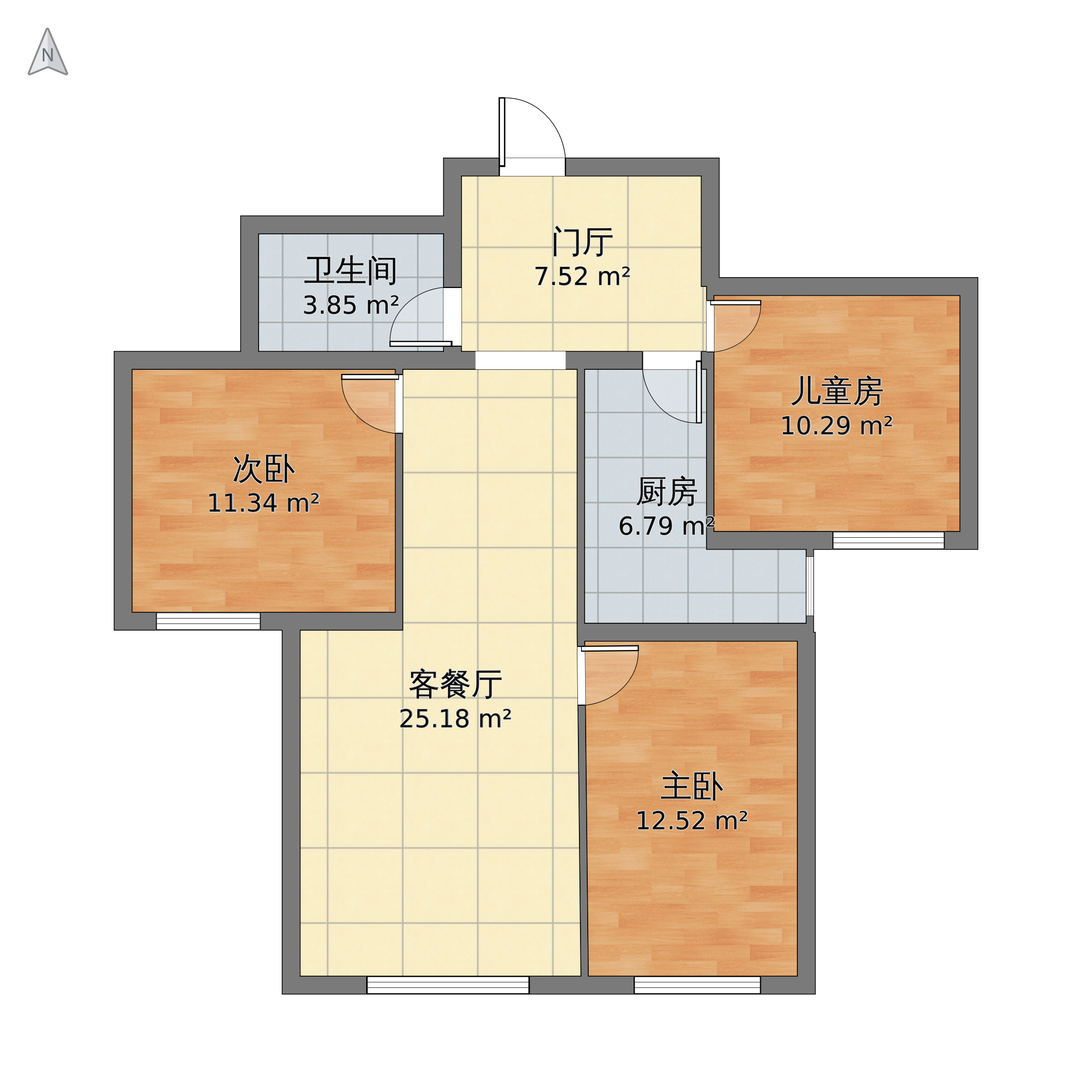 北京市海淀区三里河路建设部大院号院户型图