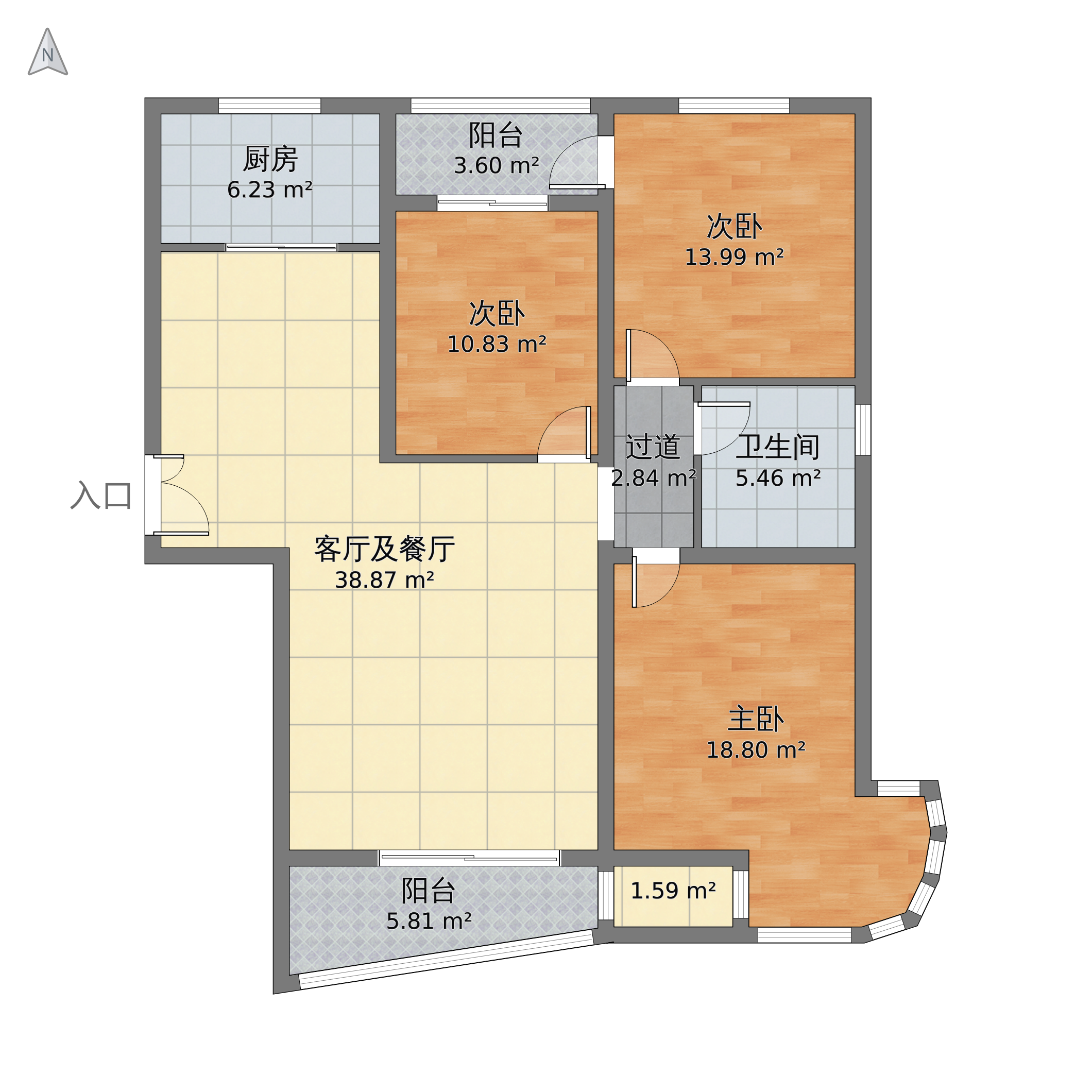 汇邦现代城户型图