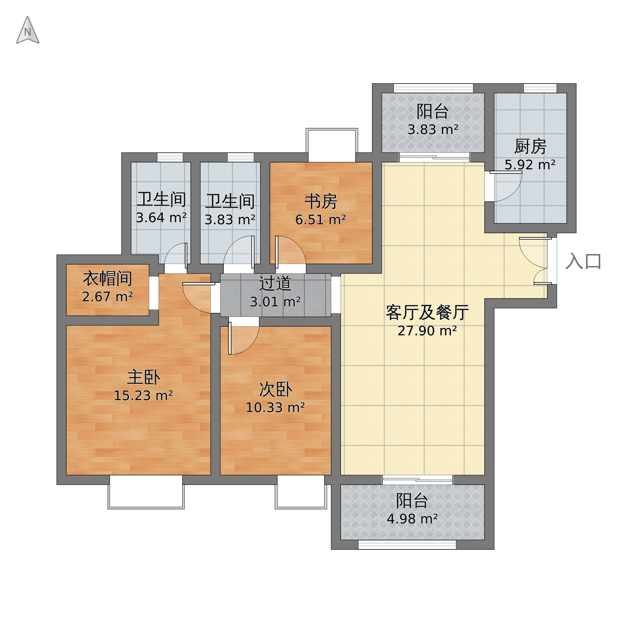 中央公馆 户型图