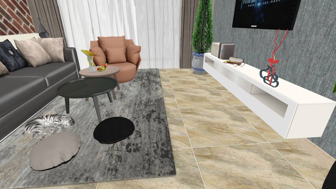 北京奥林匹克118平米工业风三室