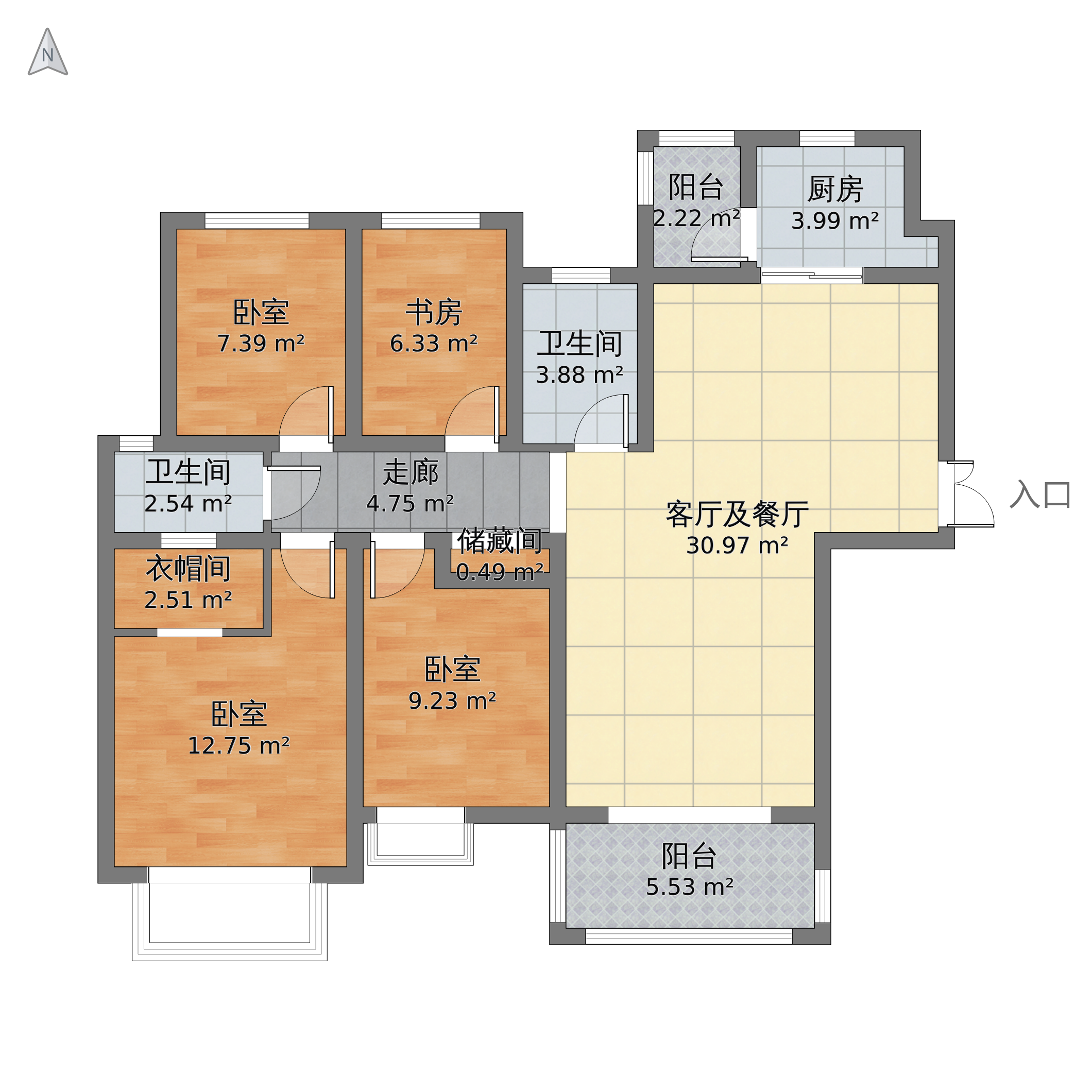 同运凯旋名门户型图