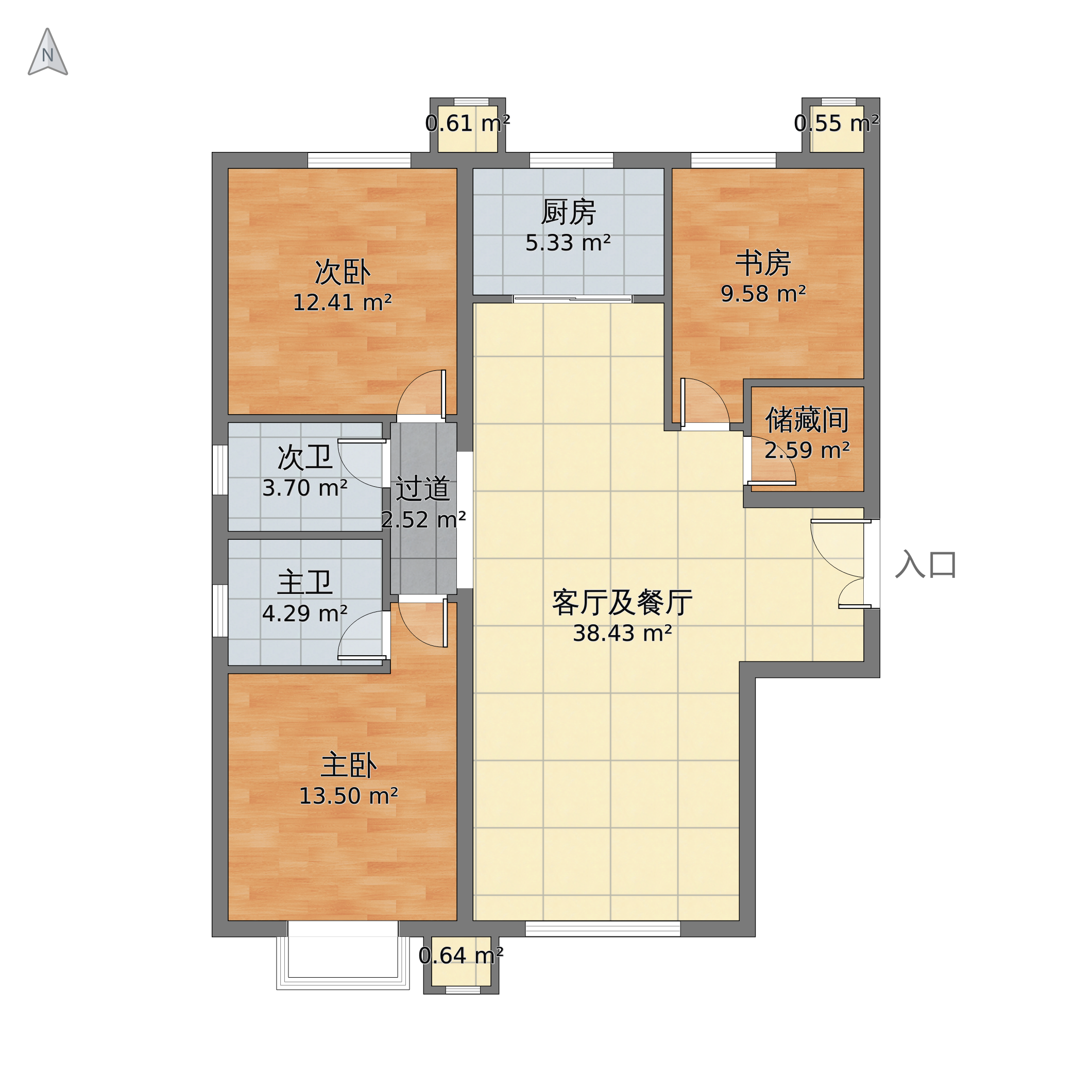 中冶玉带湾户型图