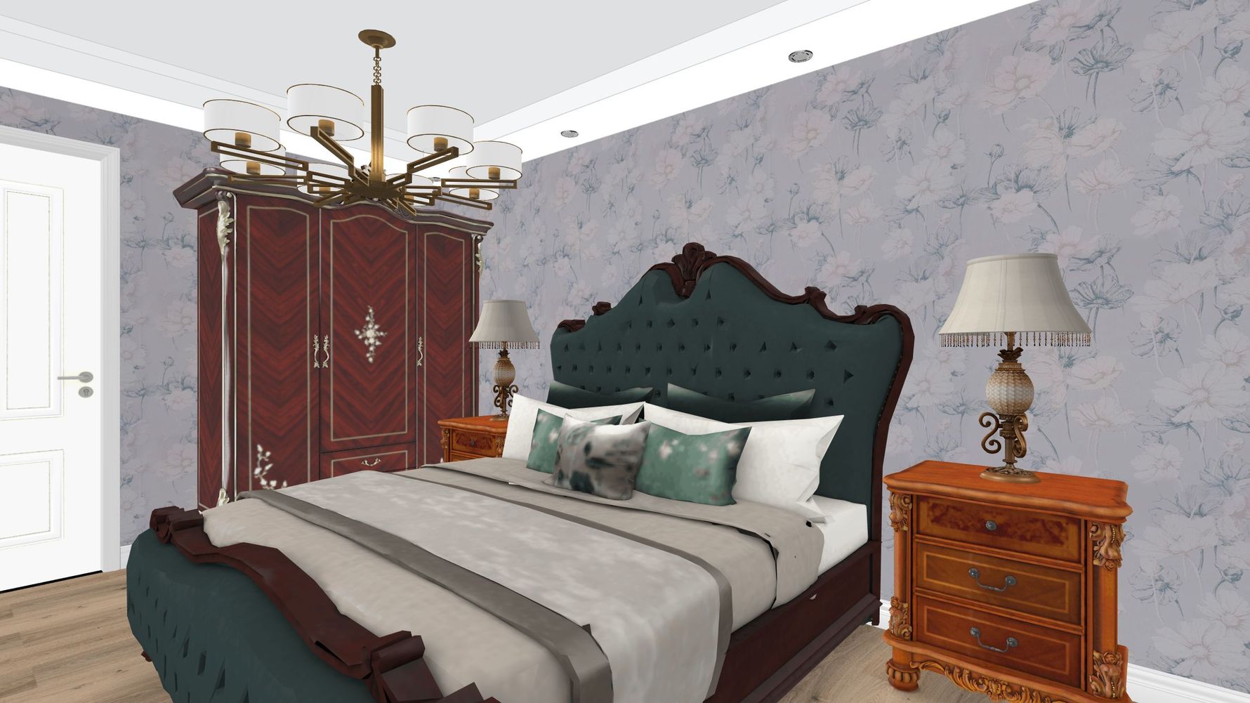 其它风格三室两厅装修设计效果图