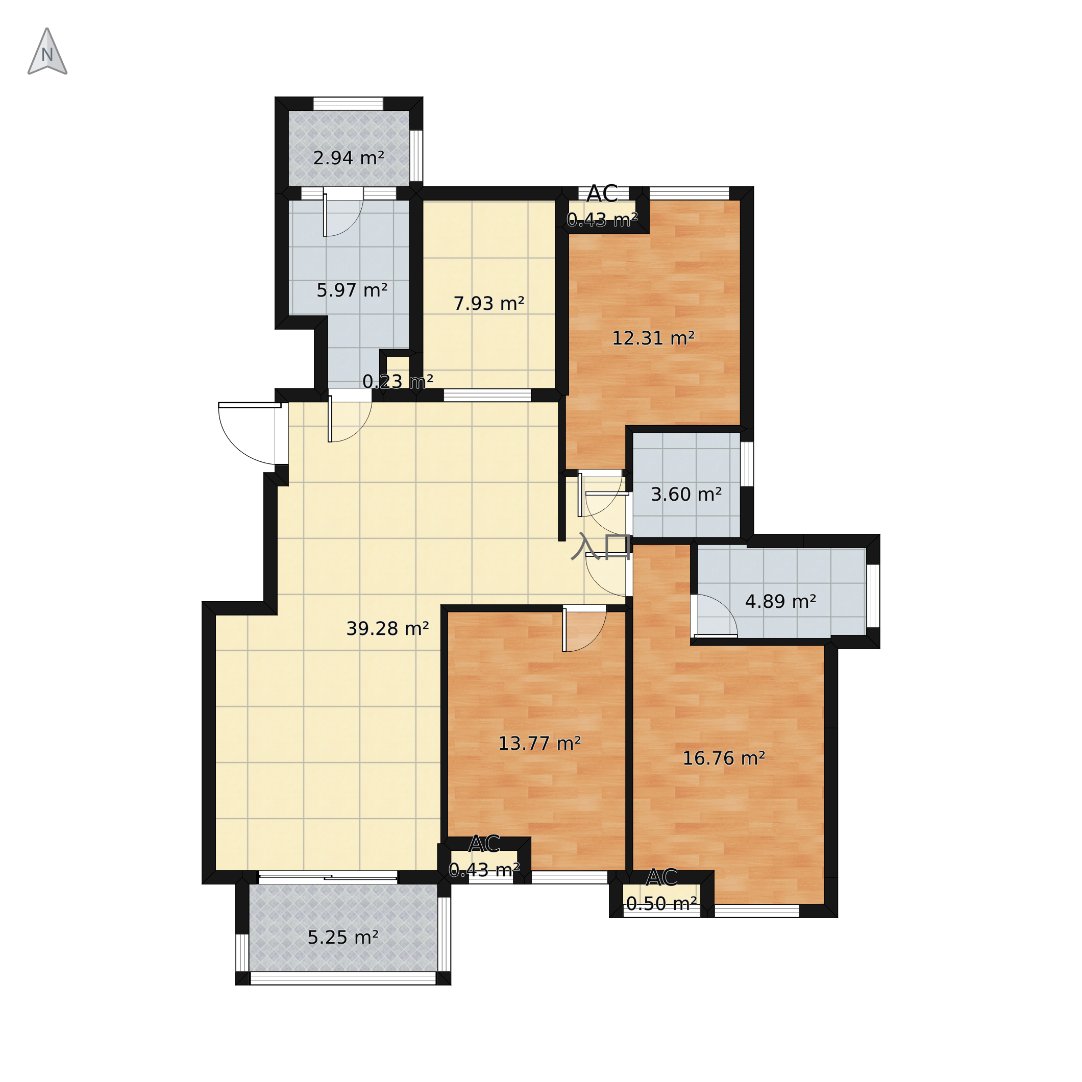当代东湖壹号3室0厅2卫 0m