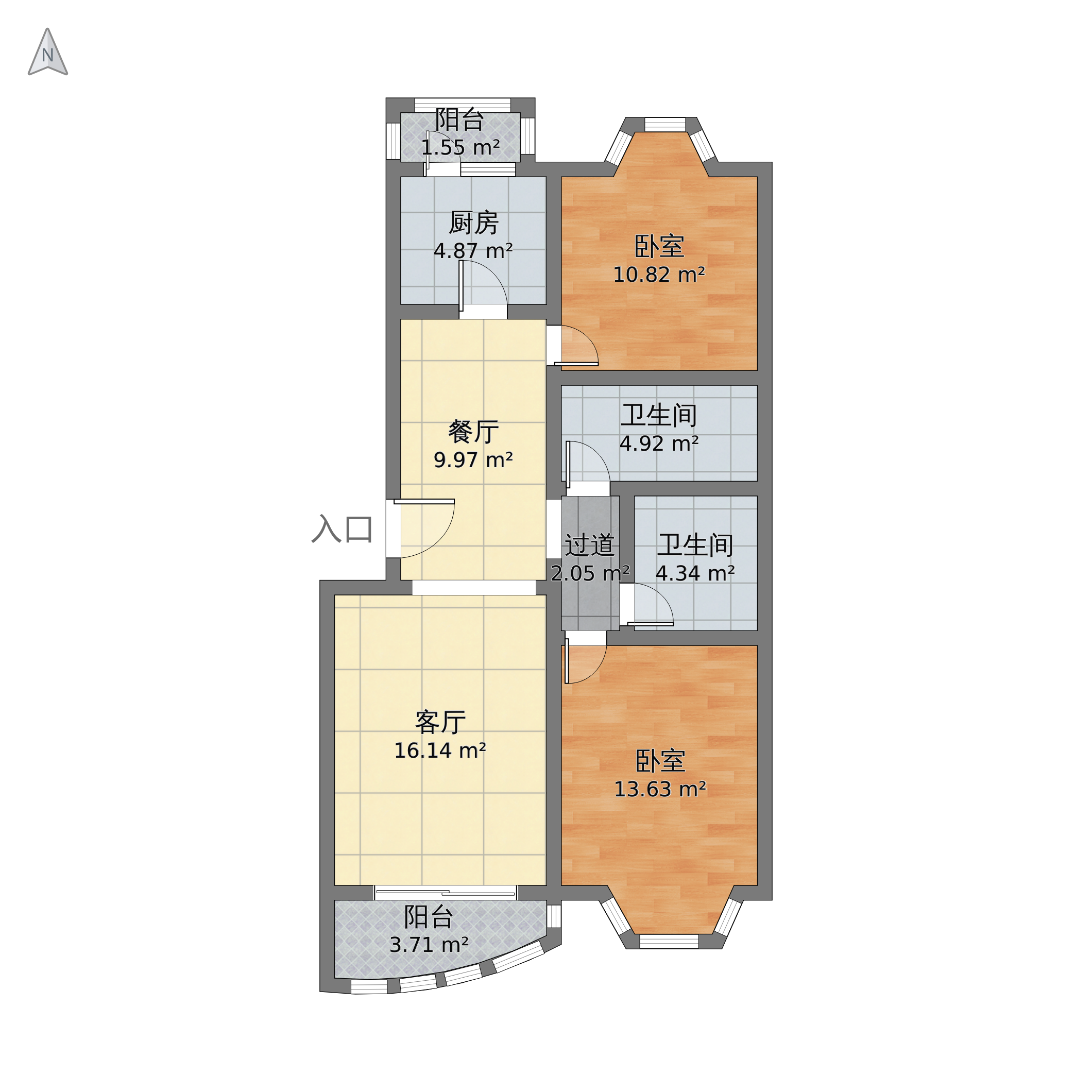 新华联家园南区小区户型图