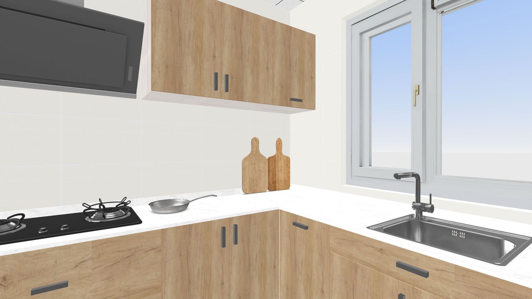 北欧风格三室两厅装修设计效果图