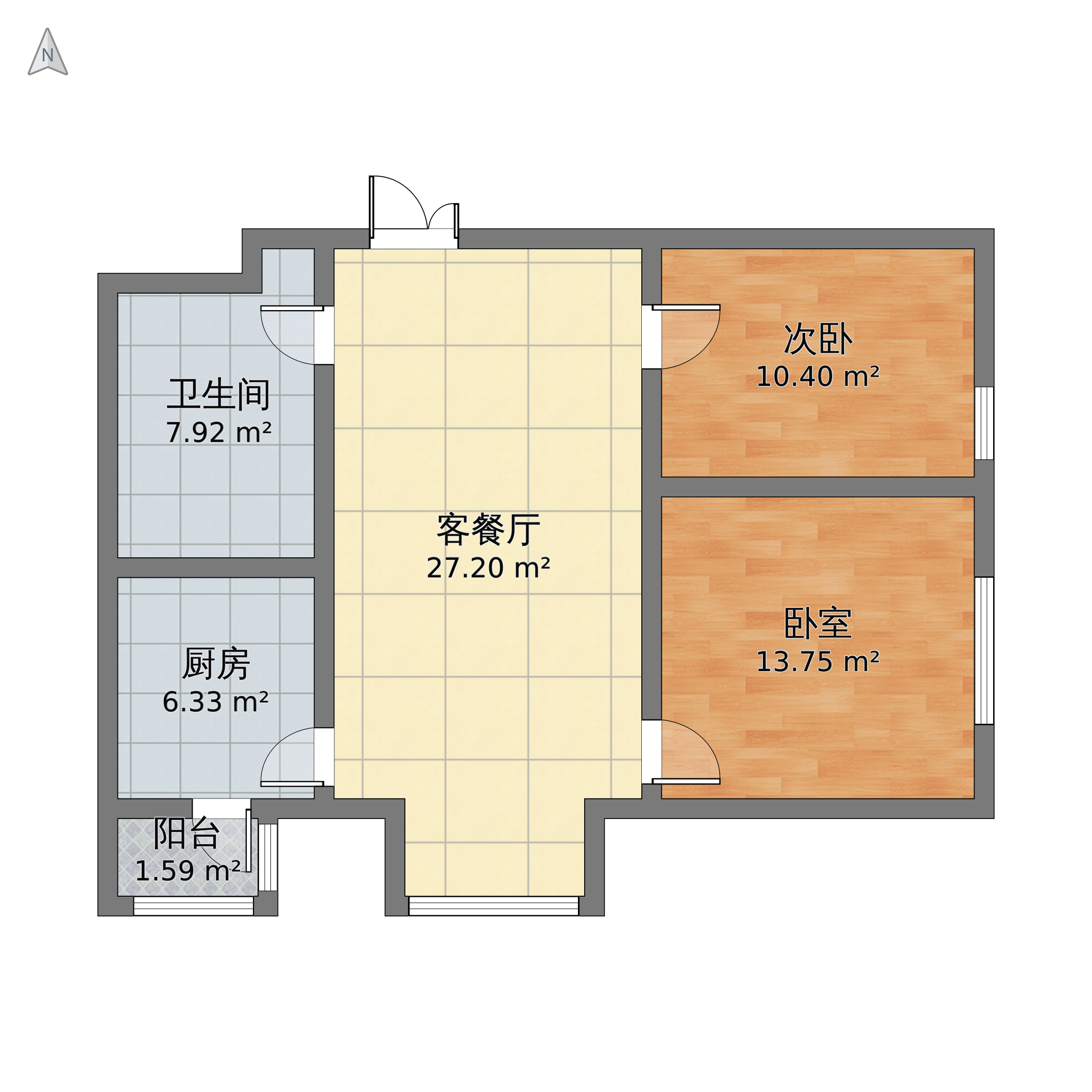 悠唐麒麟公馆ELITE公寓区户型图